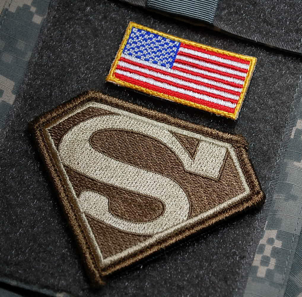 KANDAHA WHACKER USMC FORCE RECOND SP OPS OPERATOR SSI: 3-Wise Trunk Monkey X 2