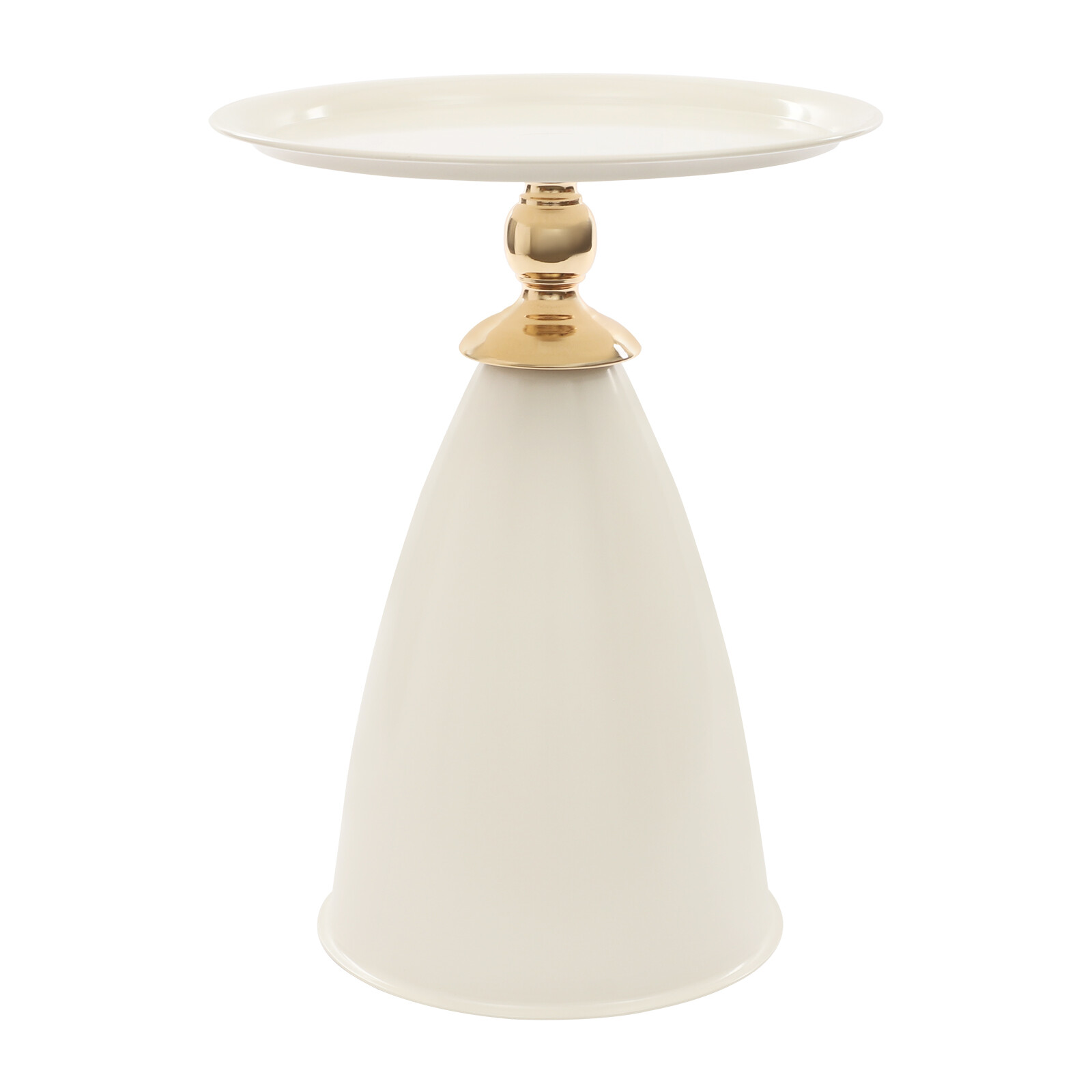 Small Round Side Table 55cm Side Table for Small Spaces Modern Couch End Table