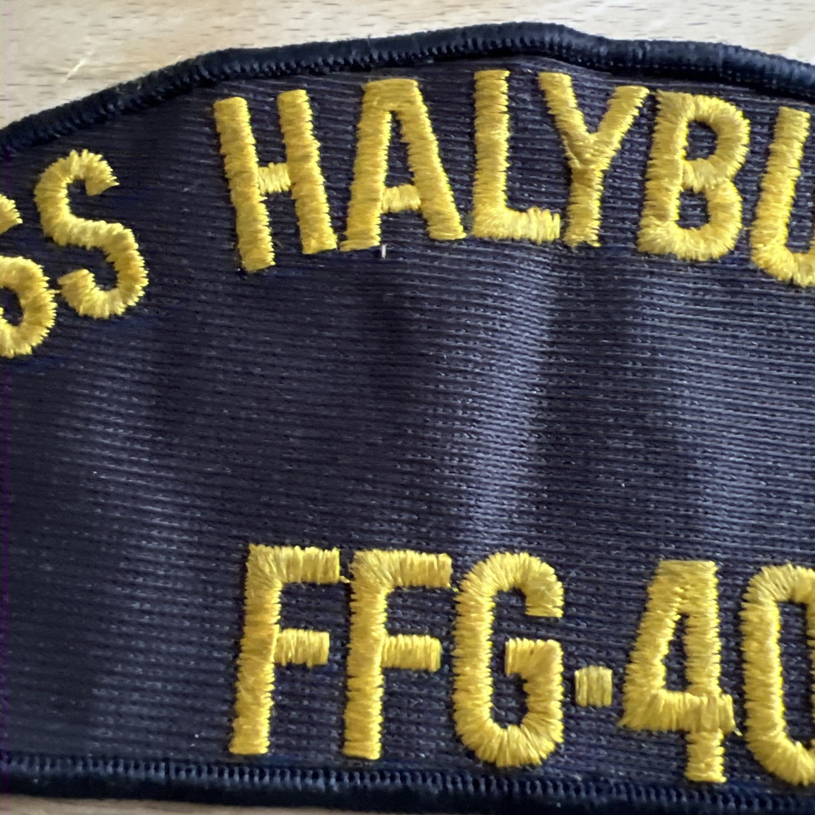 USN USS Halyburton FFG-40 Hat Patch