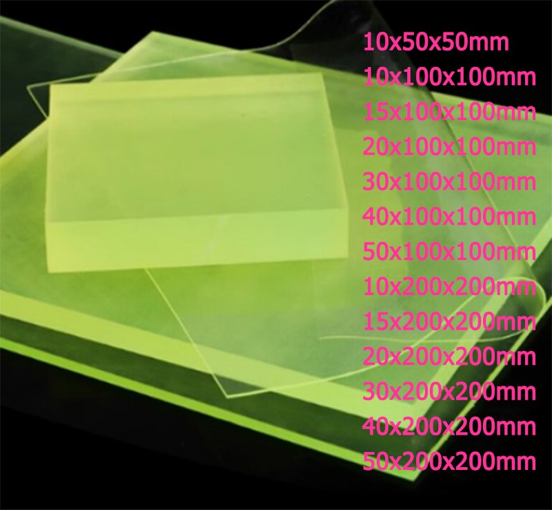 Polyurethane Square PU Damping PlateDieCutter Plate Plate  Elastic Rubber Sheet