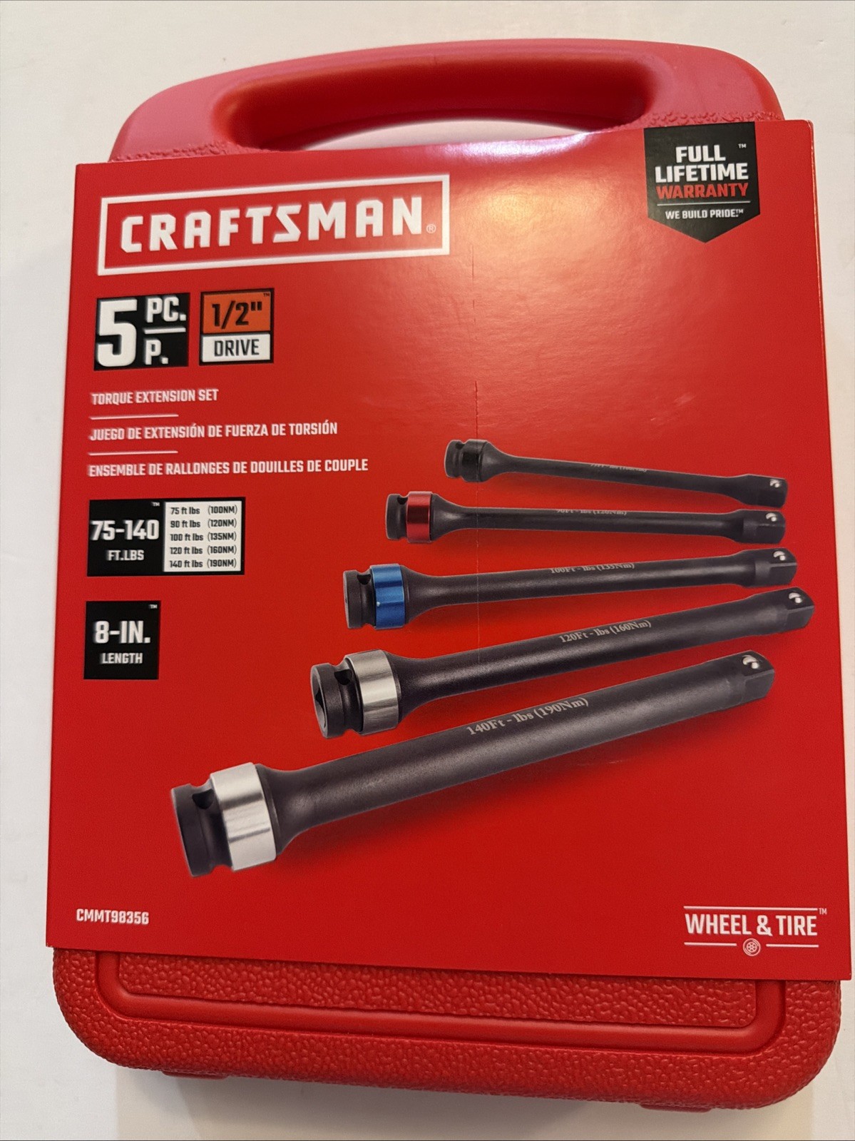 Craftsman Torque Extension Set, 5 Piece CMMT98356
