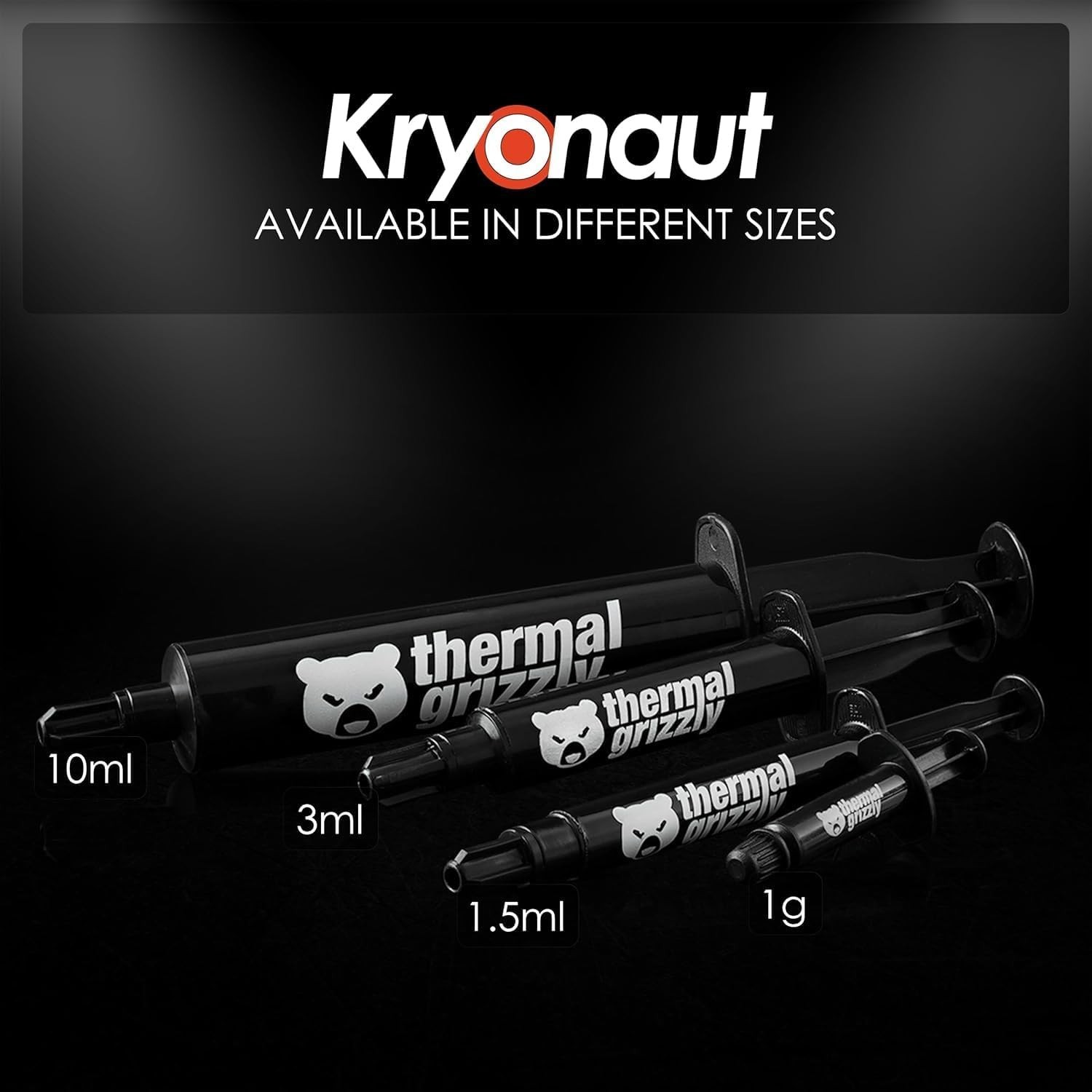 Thermal Grizzly Kryonaut CPU Thermal Paste - High Performance PC Thermal Paste K