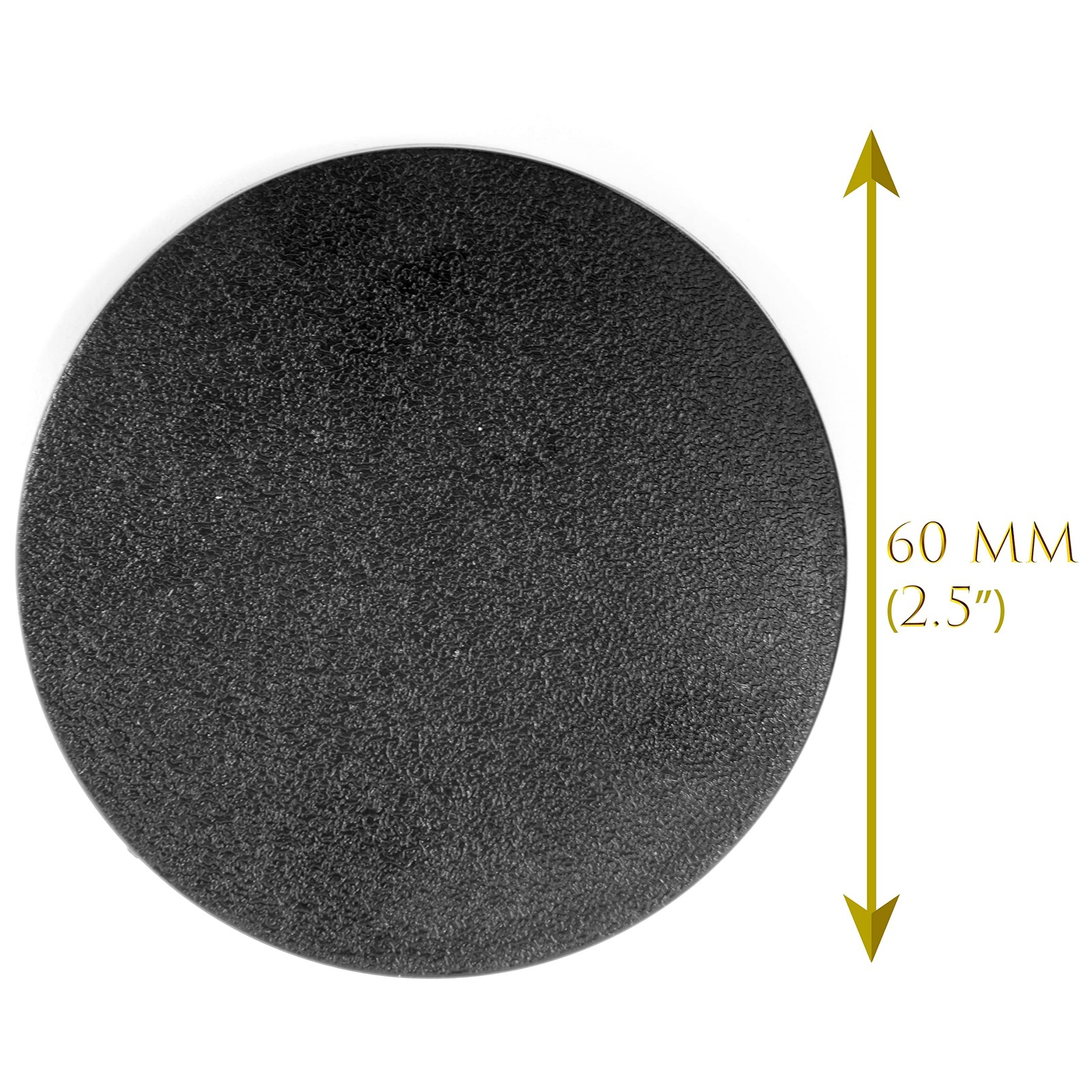 60mm Premium Blank Miniature Bases - Designed for 28mm Scale Tabletop War Gam...