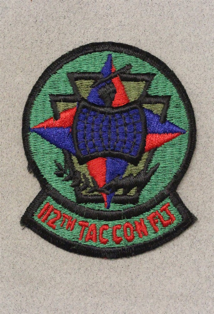 USAF Air Force Patch 4305: 112th Tactical Control Flight - subdued