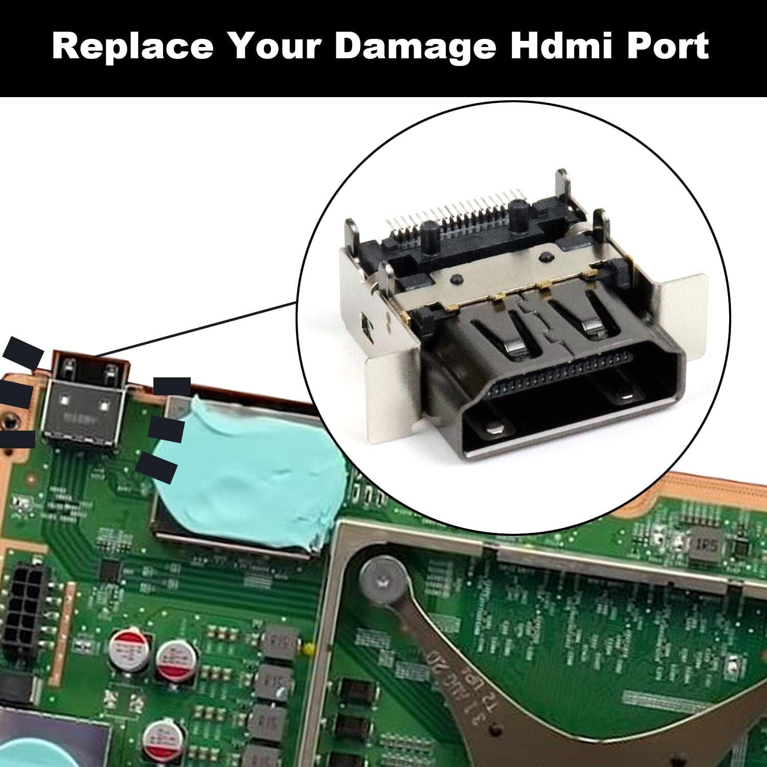 OEM HDMI 2.1 Port Socket Dock Connector Replacement For Microsoft Xbox Series X