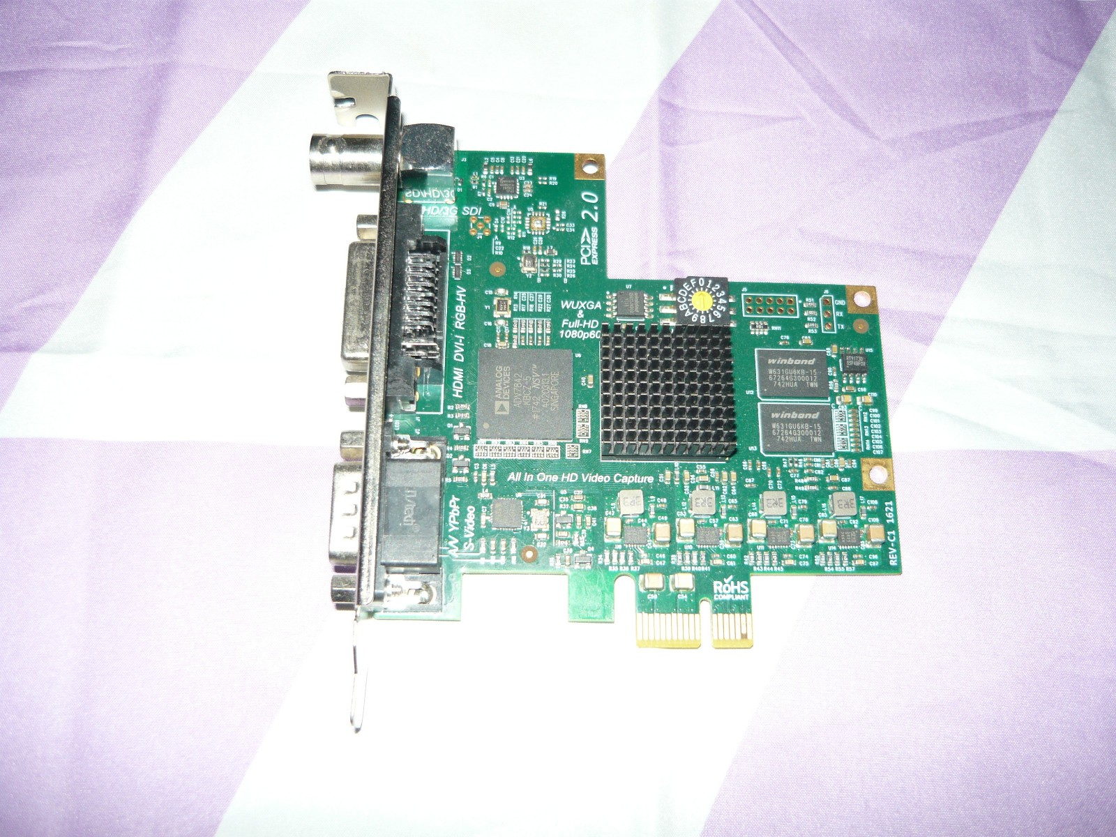 Magewell PCI Express HDMI DVI VGA Capture Card 11020 Used Good