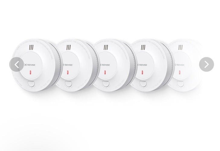 5 Pack X-Sense Smoke Alarm SD2L0AX 10 Year Battery