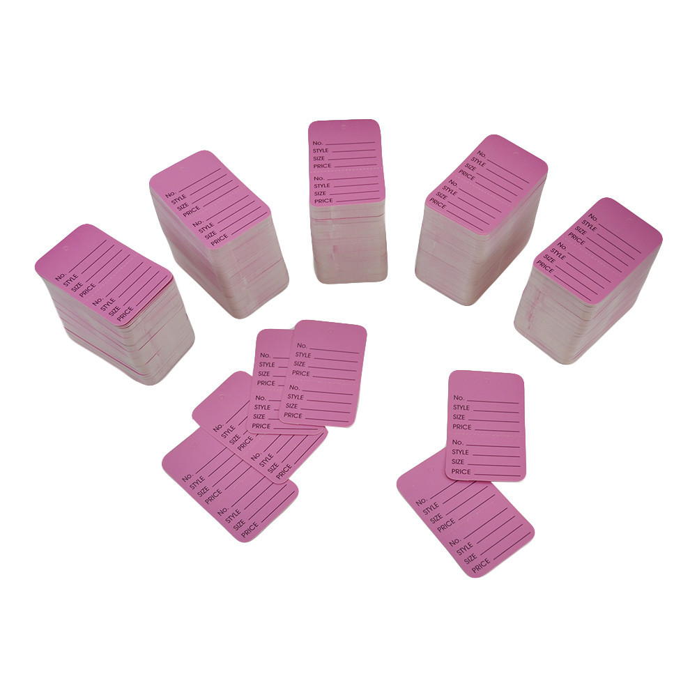 Set Of 1000 Pcs Lavender Large Perforated Label Card Coupon Price Tag