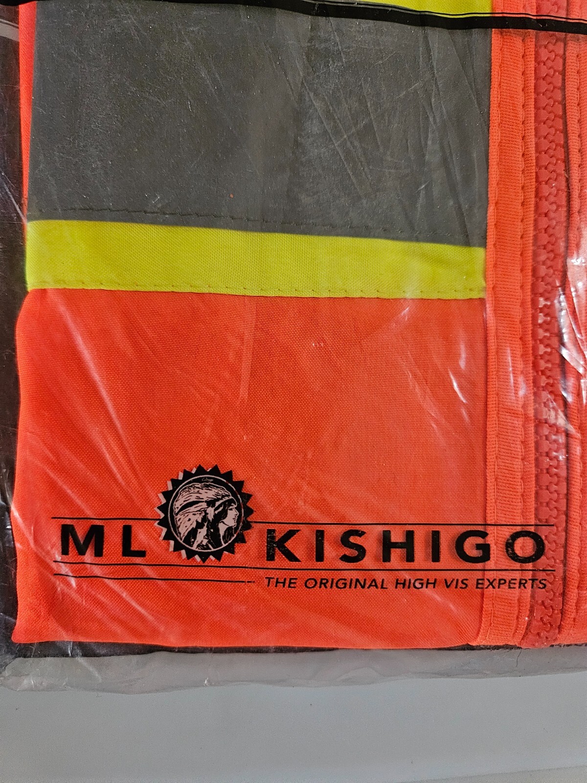 Kishigo Solid Front with Mesh Back Unisex Reflective Safety Vest 1164, ANSI Type