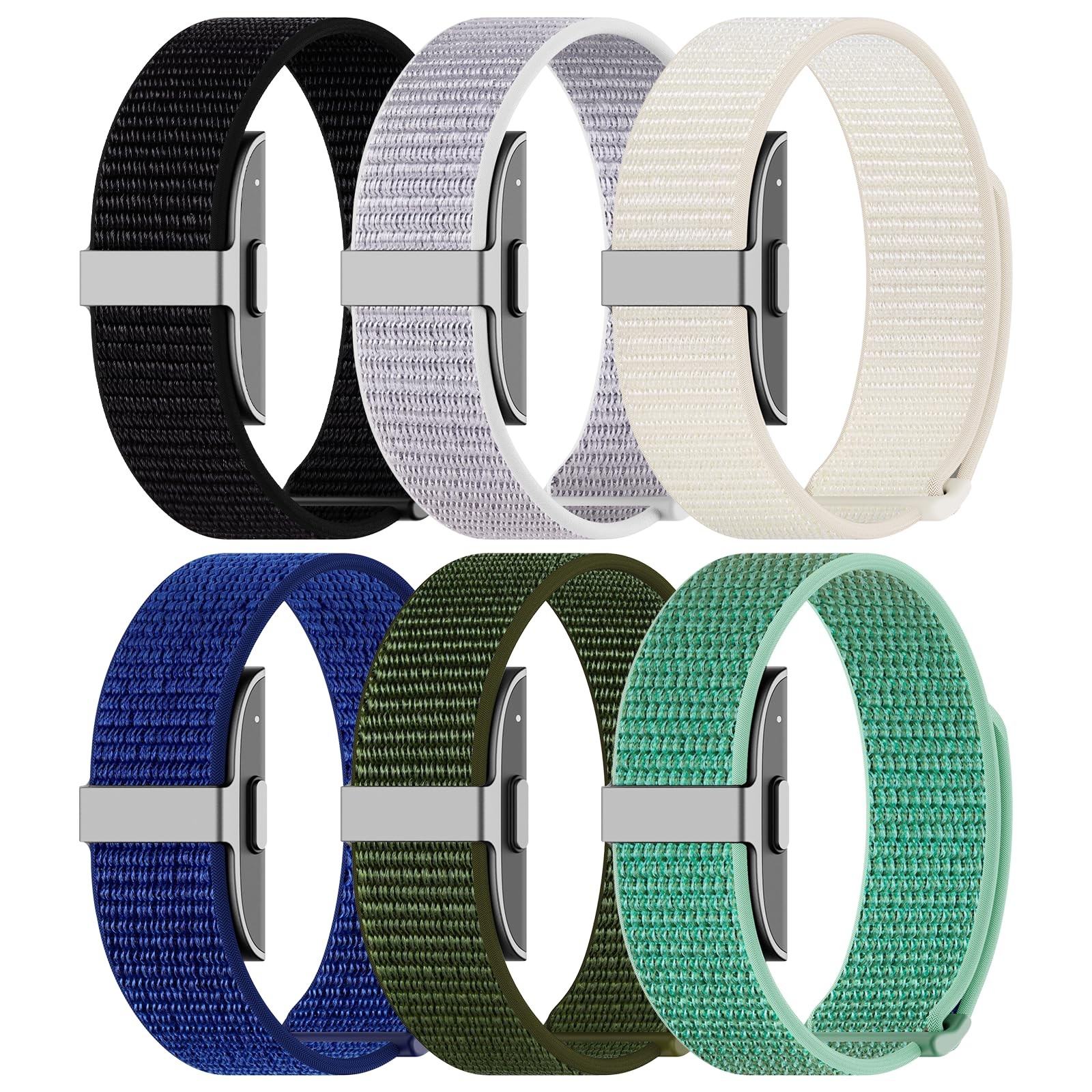 6 Pack Nylon Hume Band Replacement Strap Compatible with Hume Band 1.0
