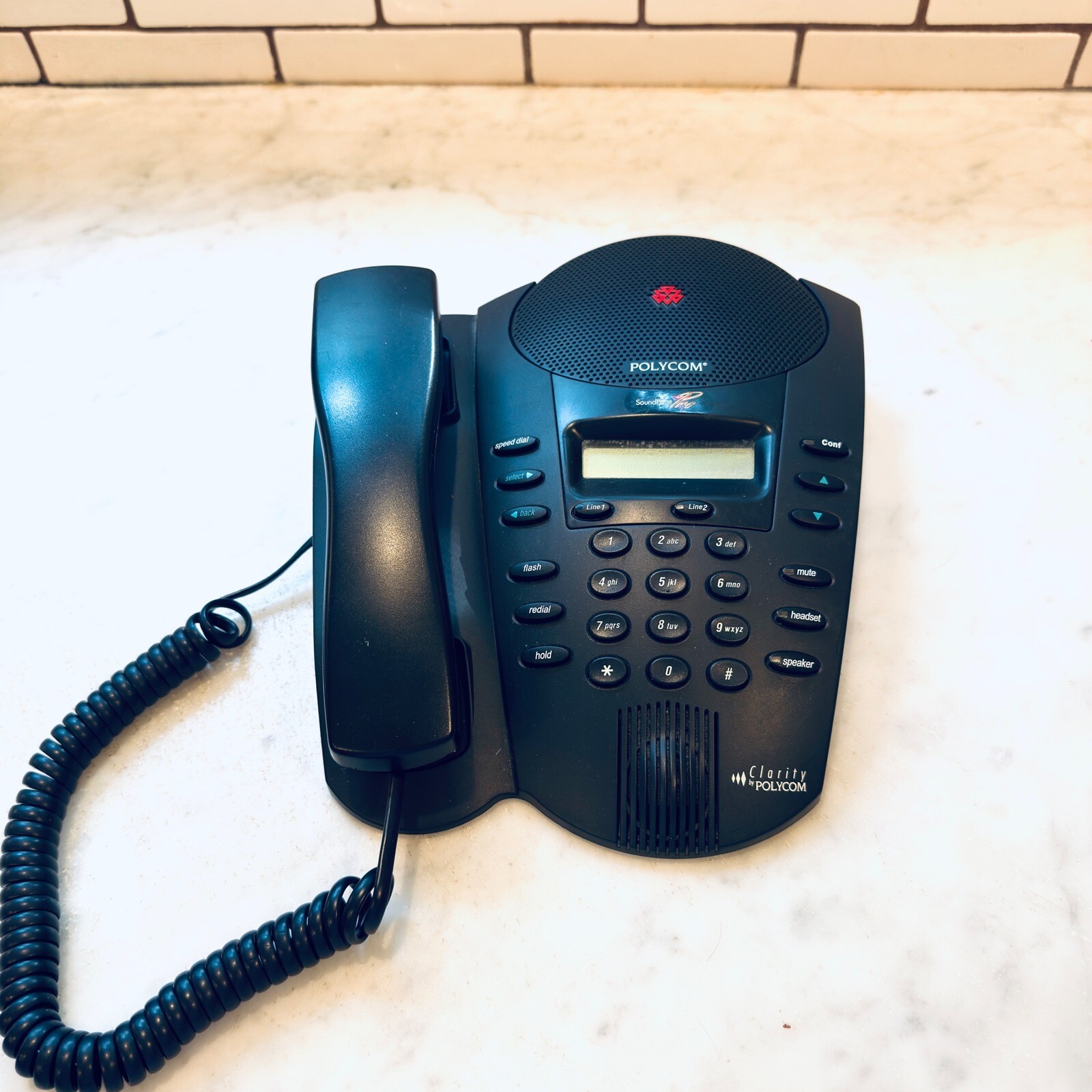 Polycom SoundPoint Pro SE-220 Conference Speakerphone Clarity Speaker