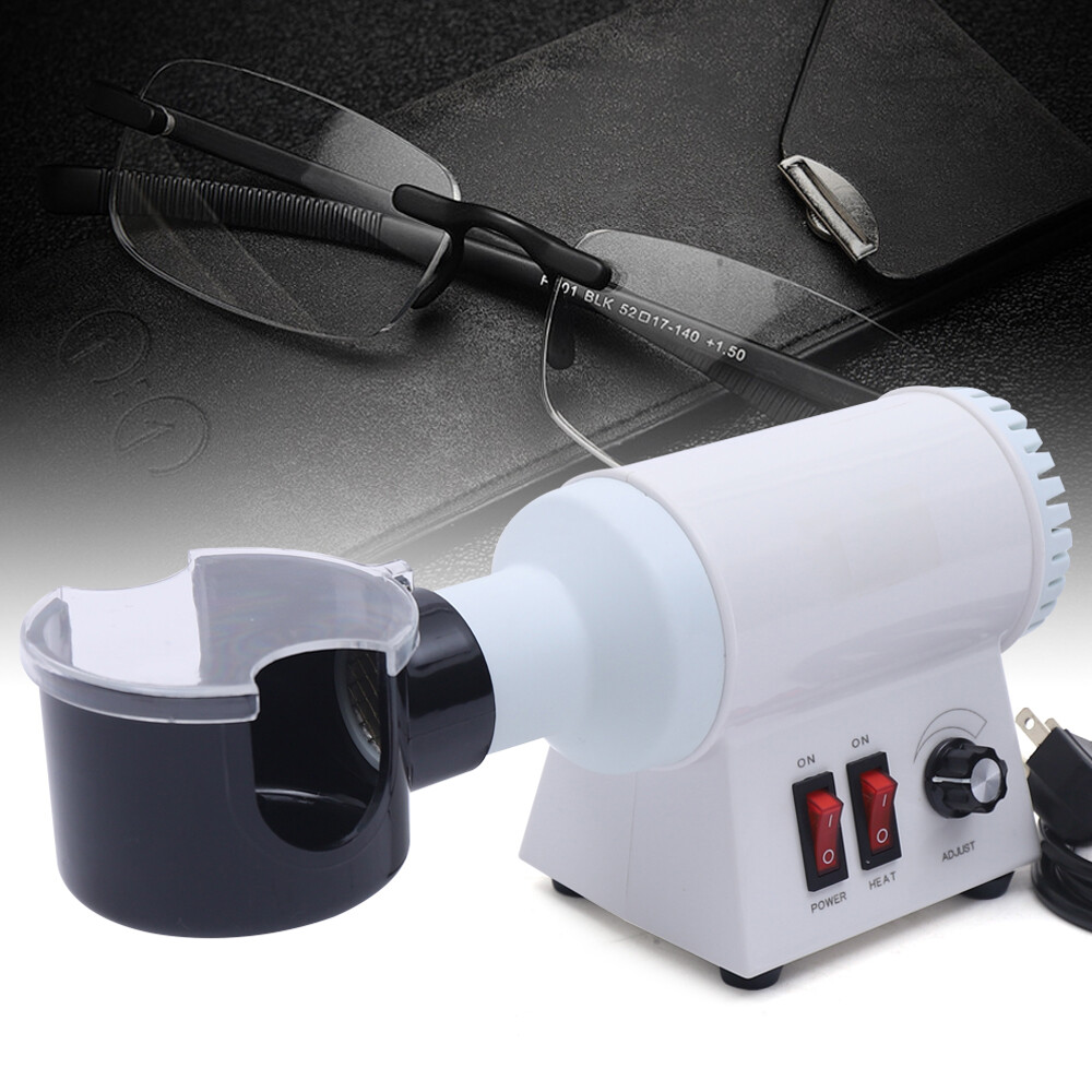 Hot Air Optical Eyeglasses Frame Warmer Frame Heater Temperature Adjustable 110V