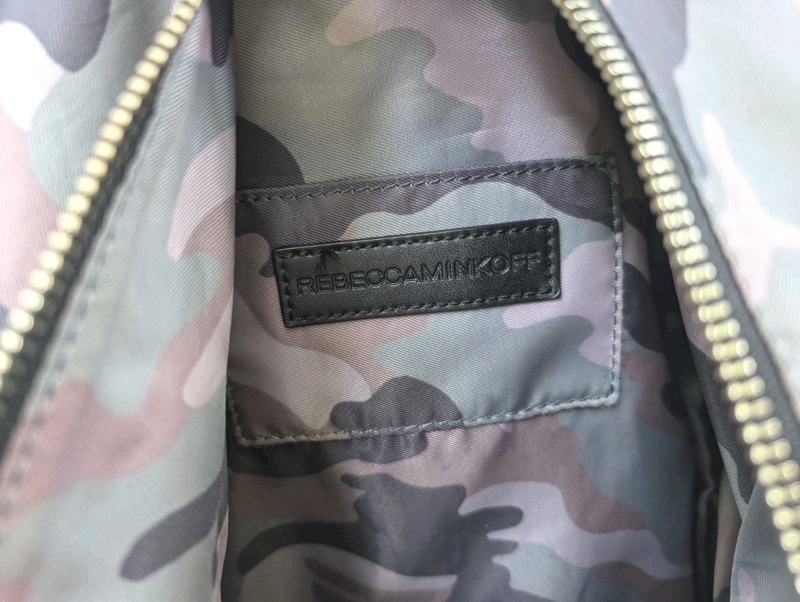 Rebecca Minkoff Julian Nylon Backpack Camo EUC