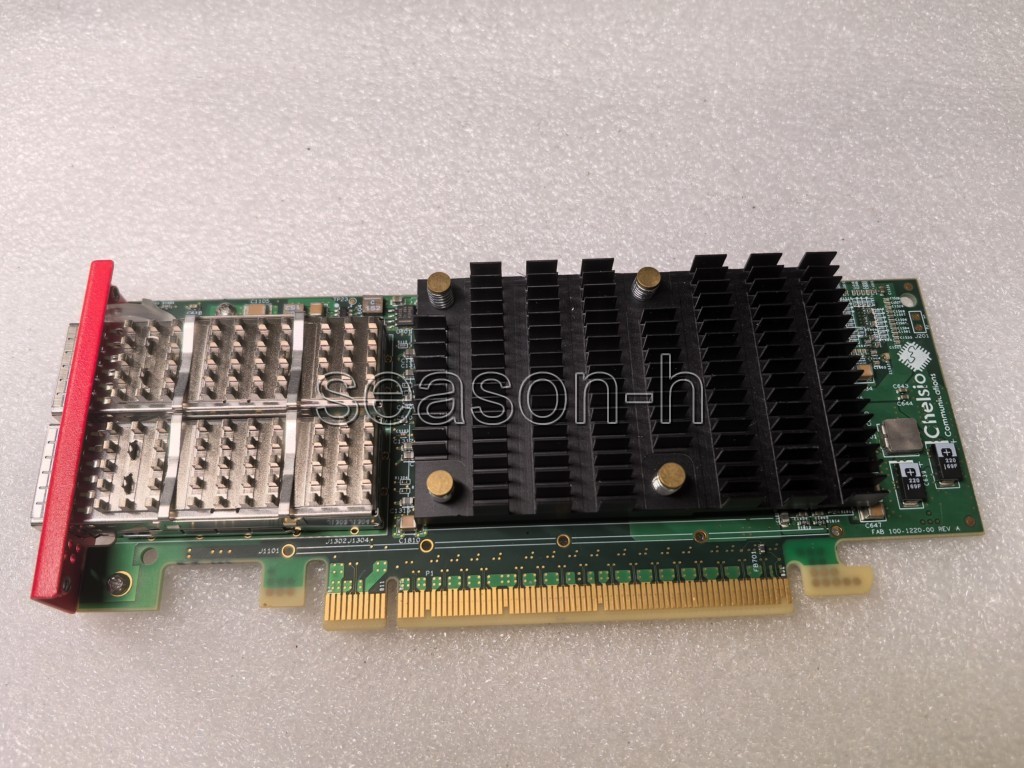 Chelsio T62100-LP-CR Dual port 2x QSFP28 PCIe 100Gbit network card