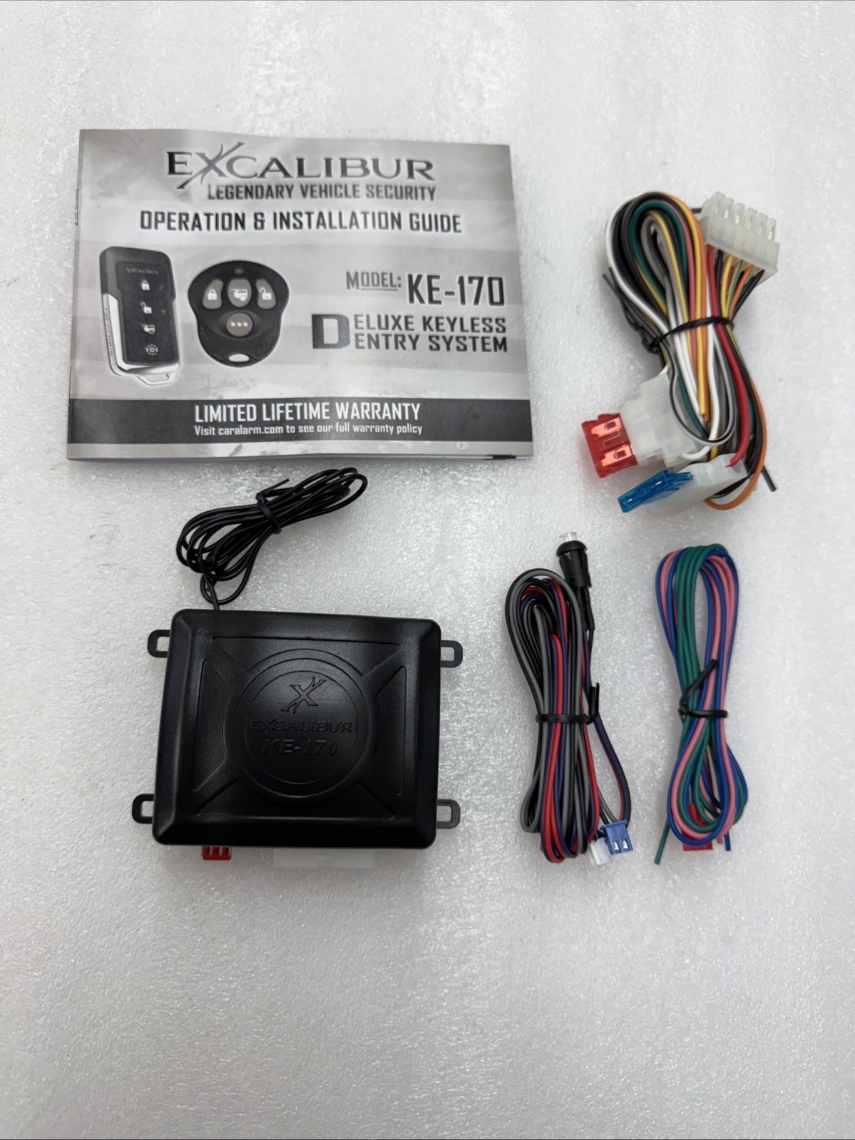 NEW Excalibur KE-170 Deluxe Keyless Entry Car Alarm BRAIN MODULE / WIRES ONLY