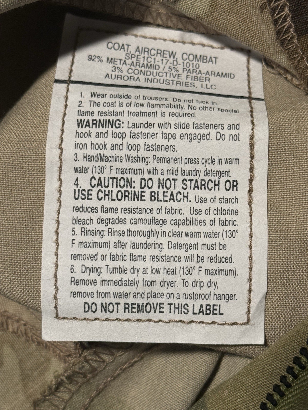 USGI A2CU Aircrew Combat Coat & Trousers Multicam / OCP Large - Regular
