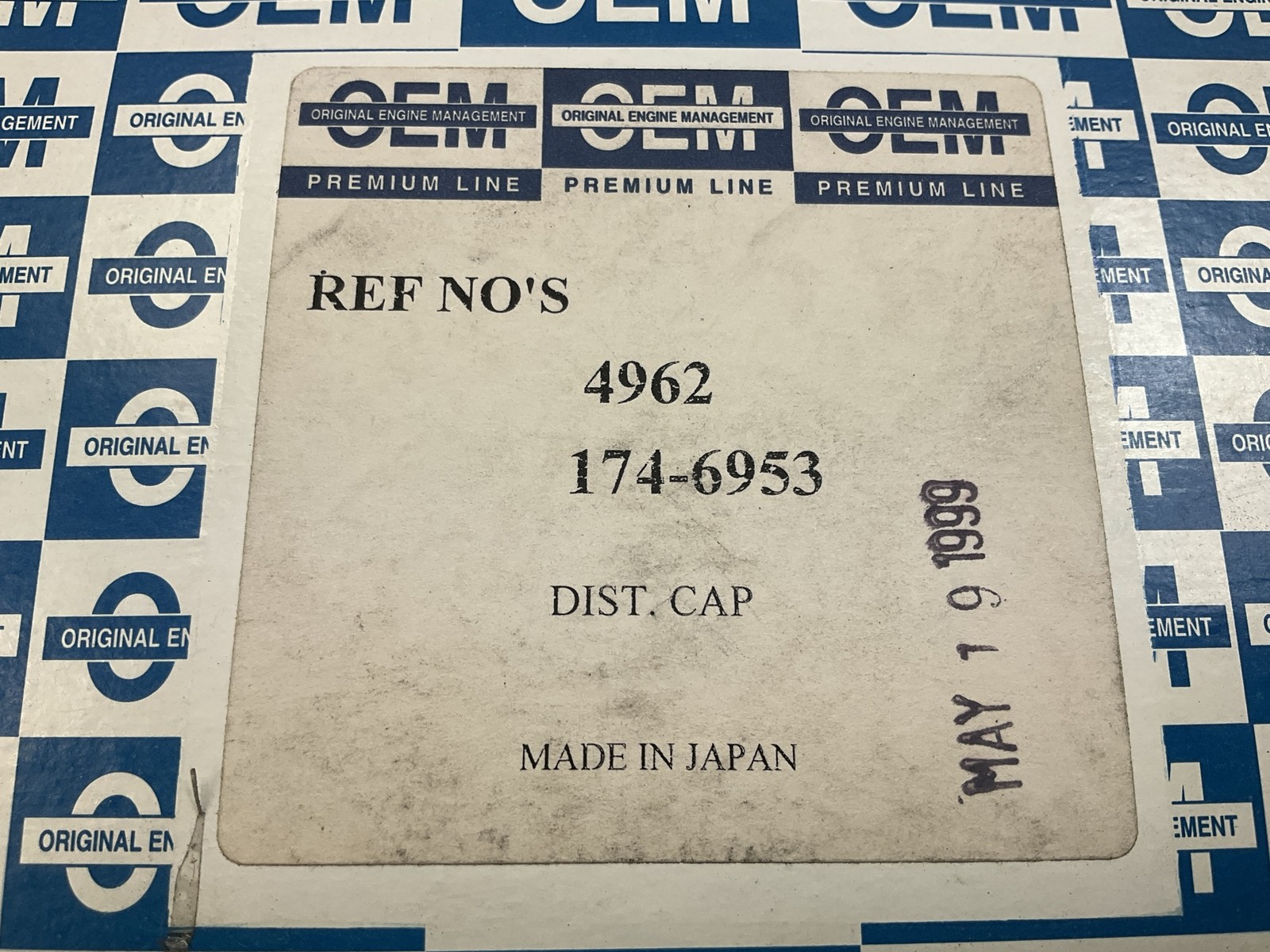 Original Engine Management 4962 Ignition Distributor Cap