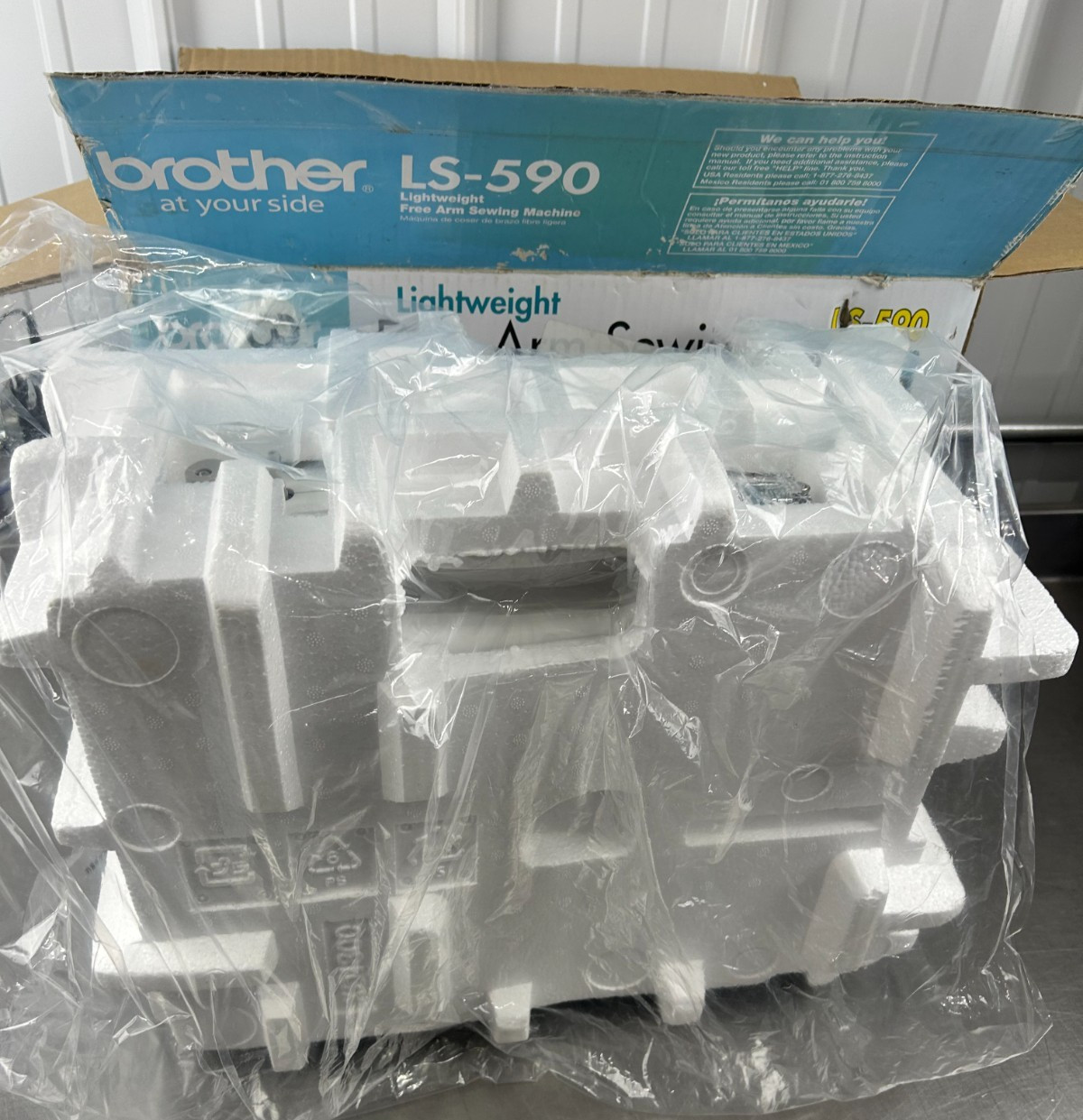 Brother LS-590 Sewing Machine Pre-Owned in Box Complete