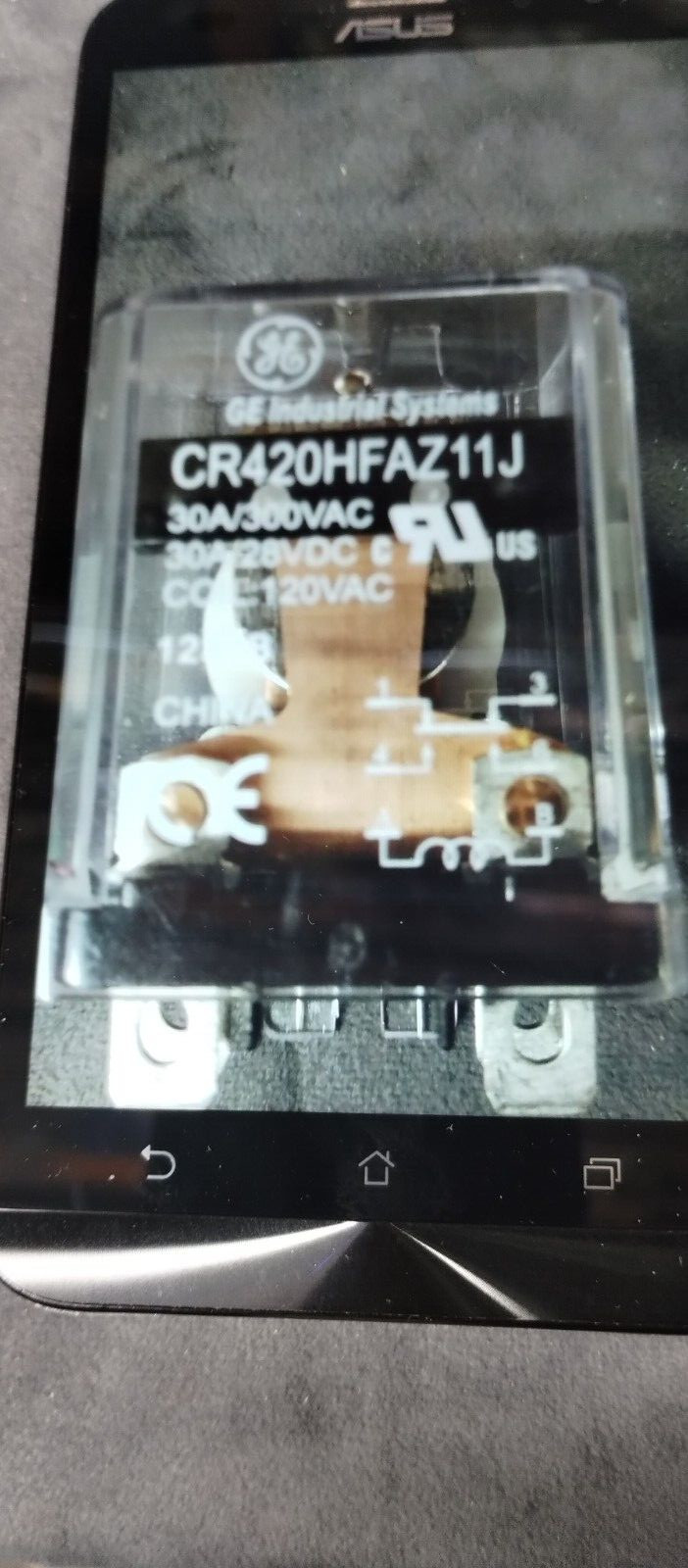GENERAL ELECTRIC CR420HFAZ11J  120V COIL (NEW  )