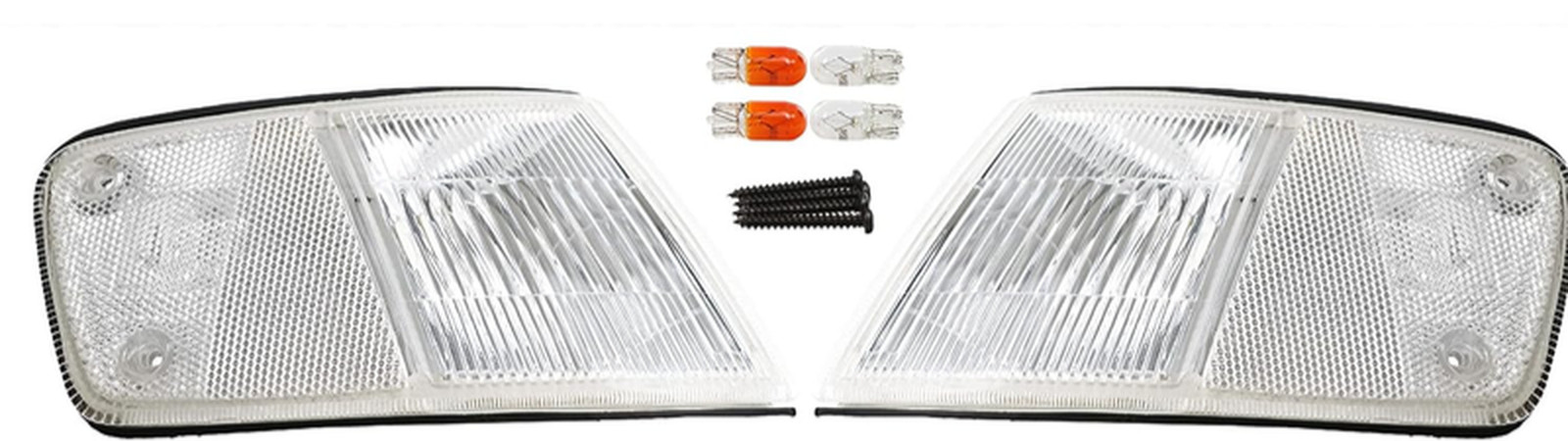 Front Cornering Parking Turn Signal Lights for 1988-1989 Honda CR-X DX HF Si