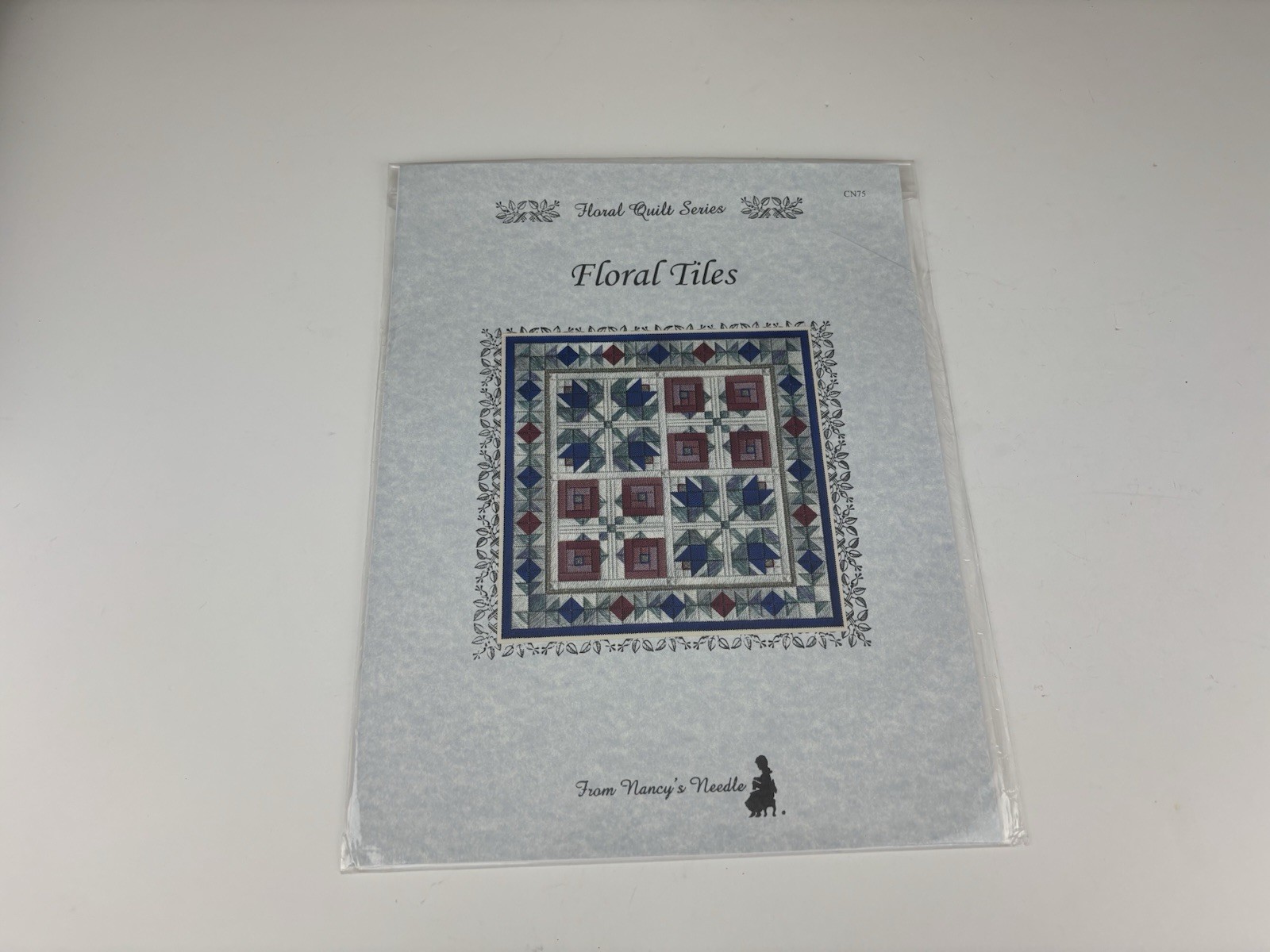 From Nancy’s Needle Quilt Series Floral Tiles Needlepoint Pattern 1S