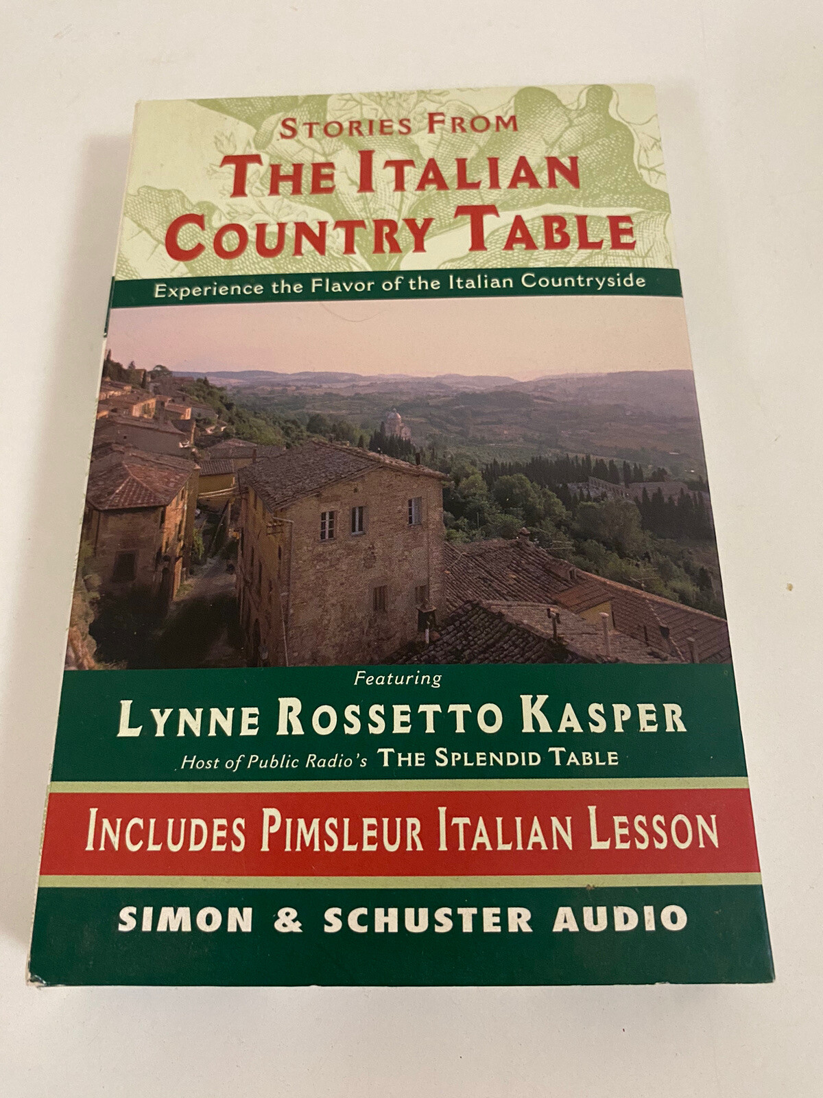 STORIES FROM THE ITALIAN COUNTRY TABLE~2 Audio cassettes New Simon & Schuster .