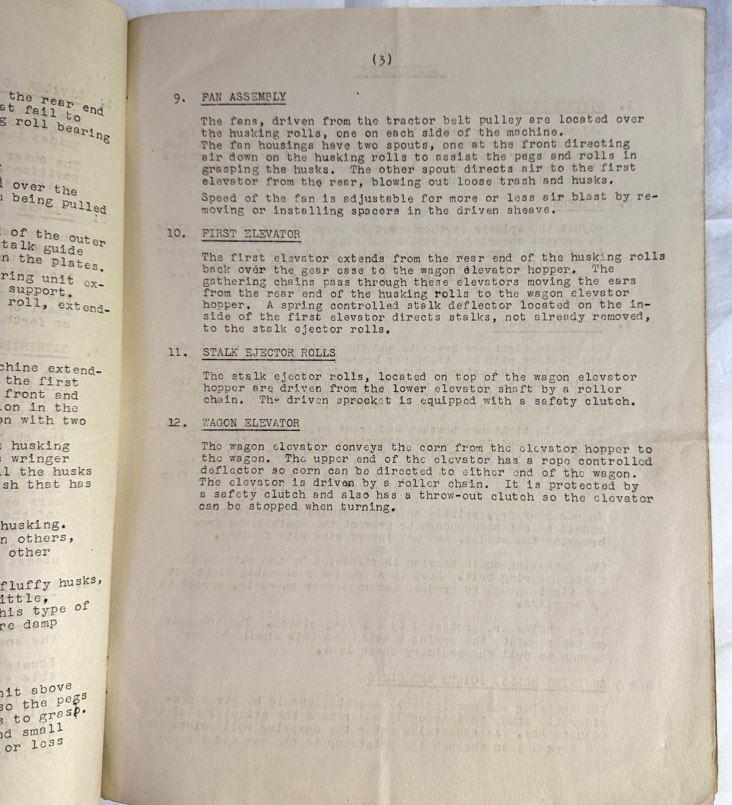 Allis Chalmers 2 Row Corn Harvester Educational Program Operation & Adjust Guide