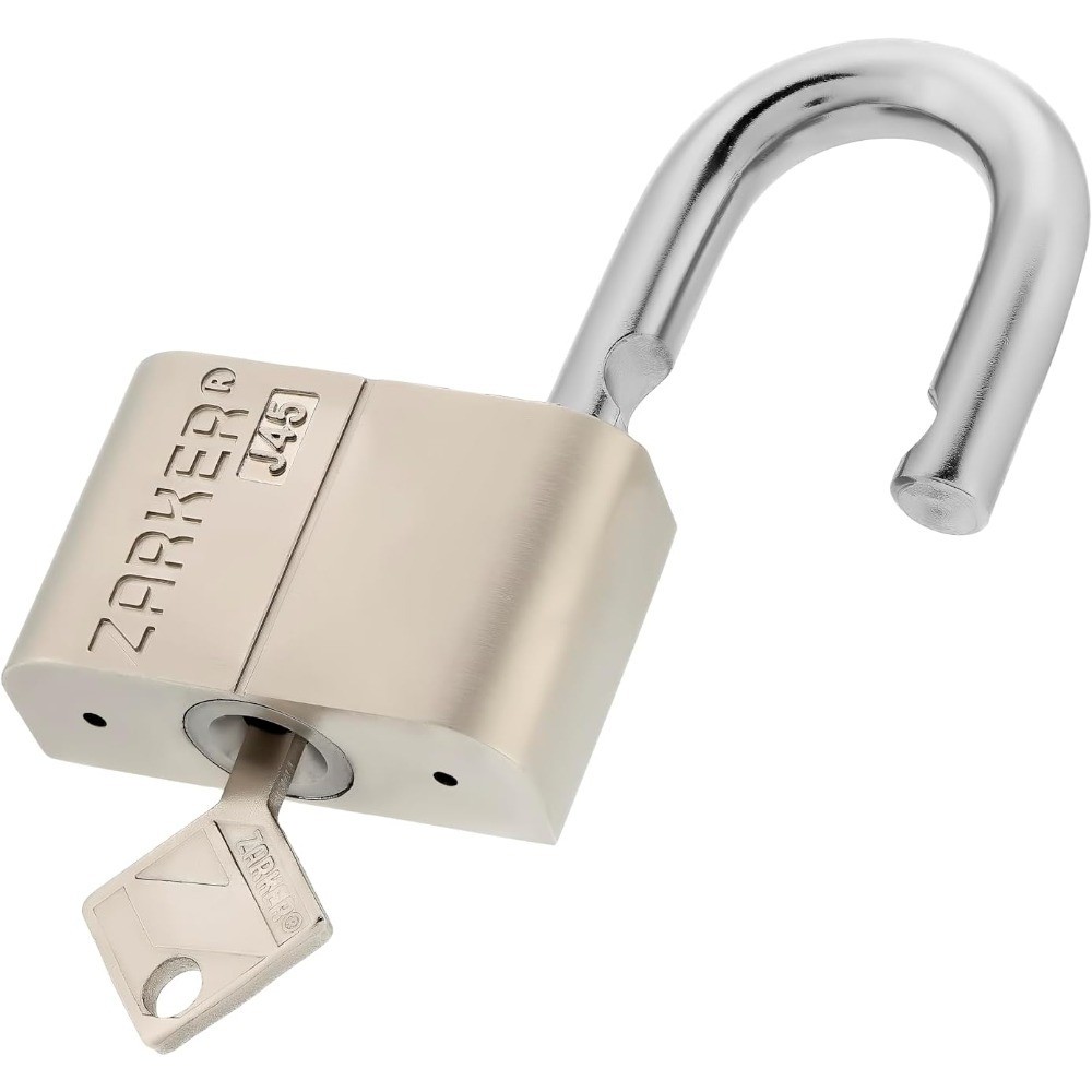 J45 keyed Padlock, Heavy Duty Stainless Steel Shackle Lock, Waterproof and