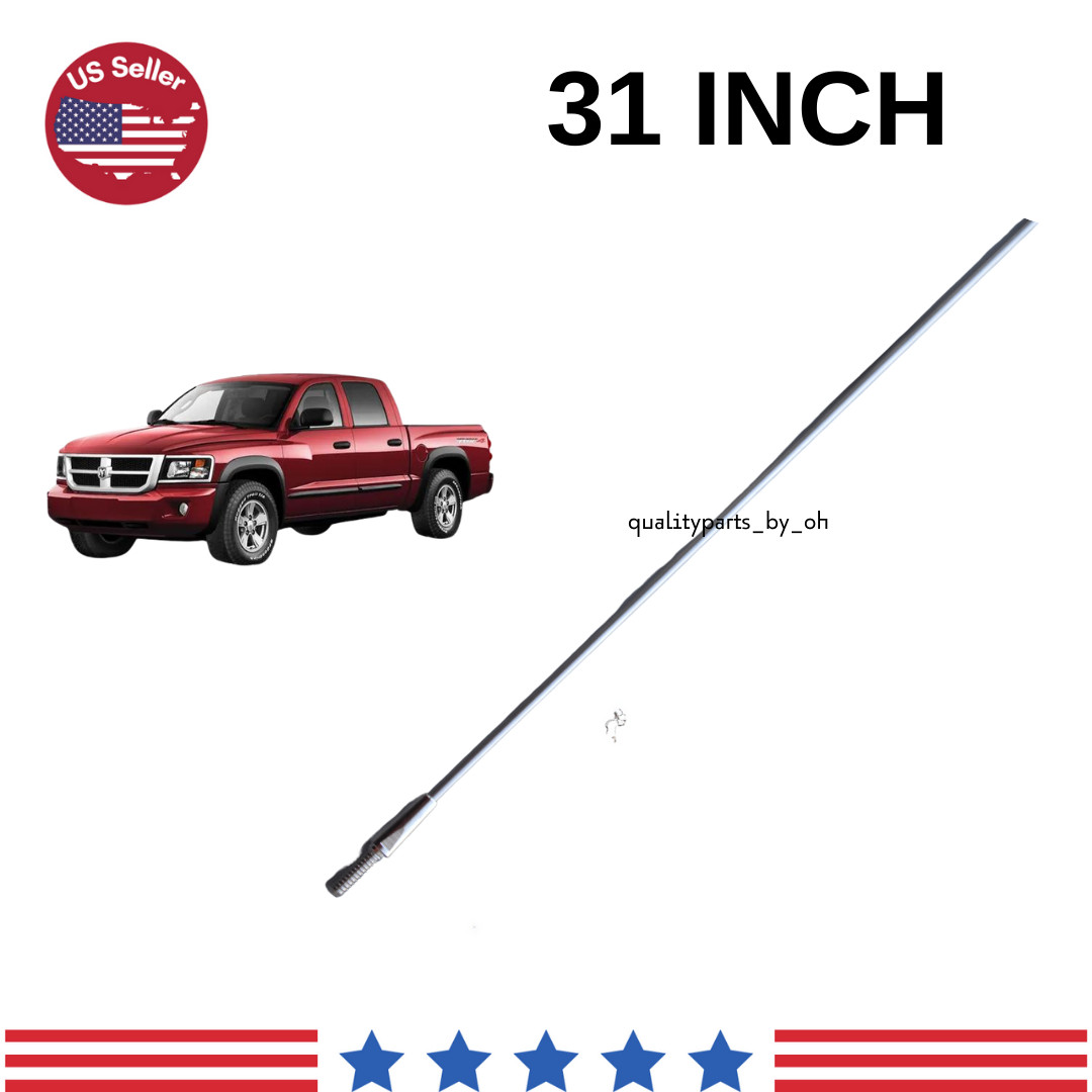 31''Antenna Compact Replacement Mast Radio Am/Fm For Dodge Dakota 1997-2011