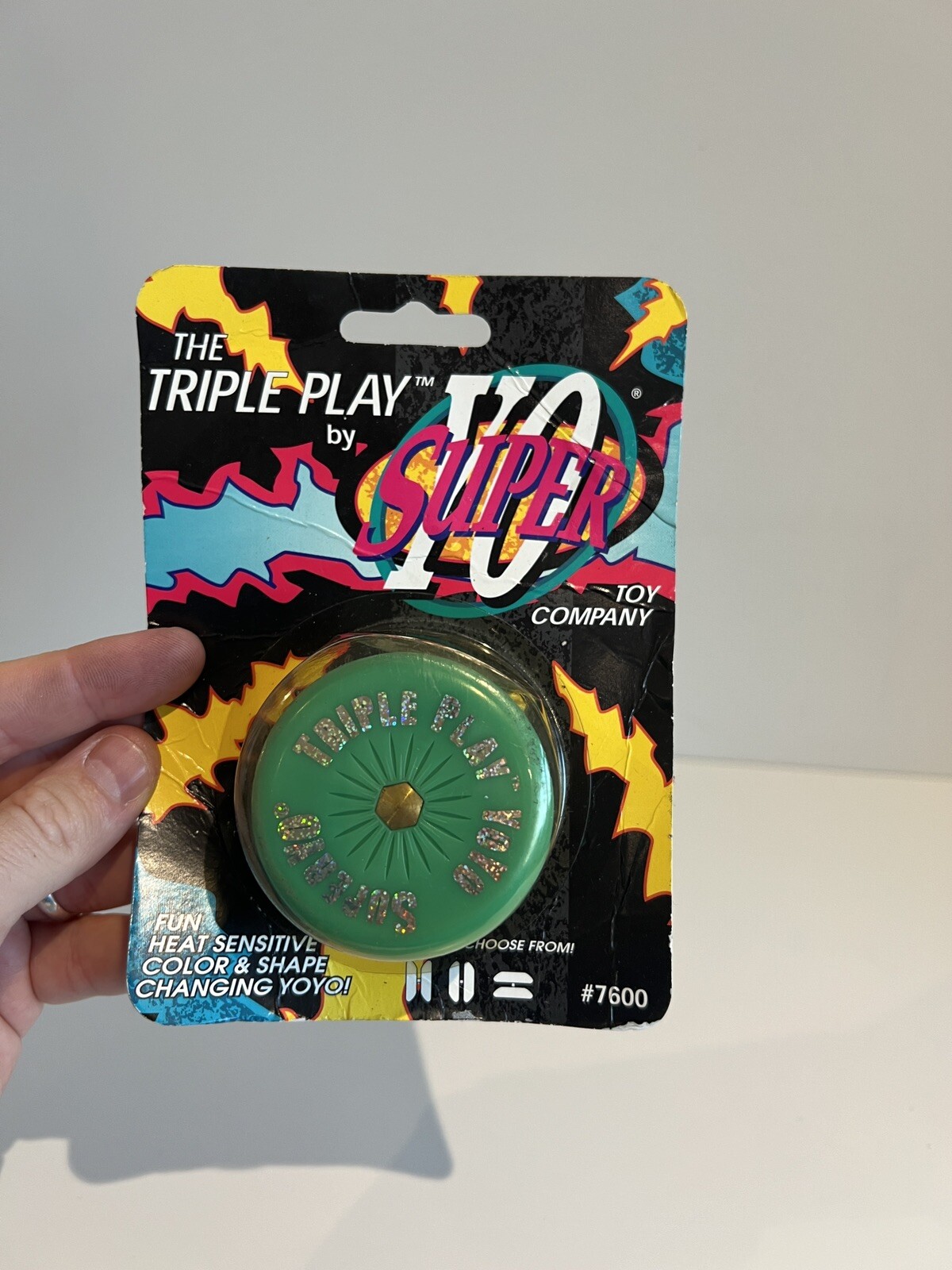 Vintage Yoyo 1994 Green SuperYo Toy Company The Triple Play Made In USA