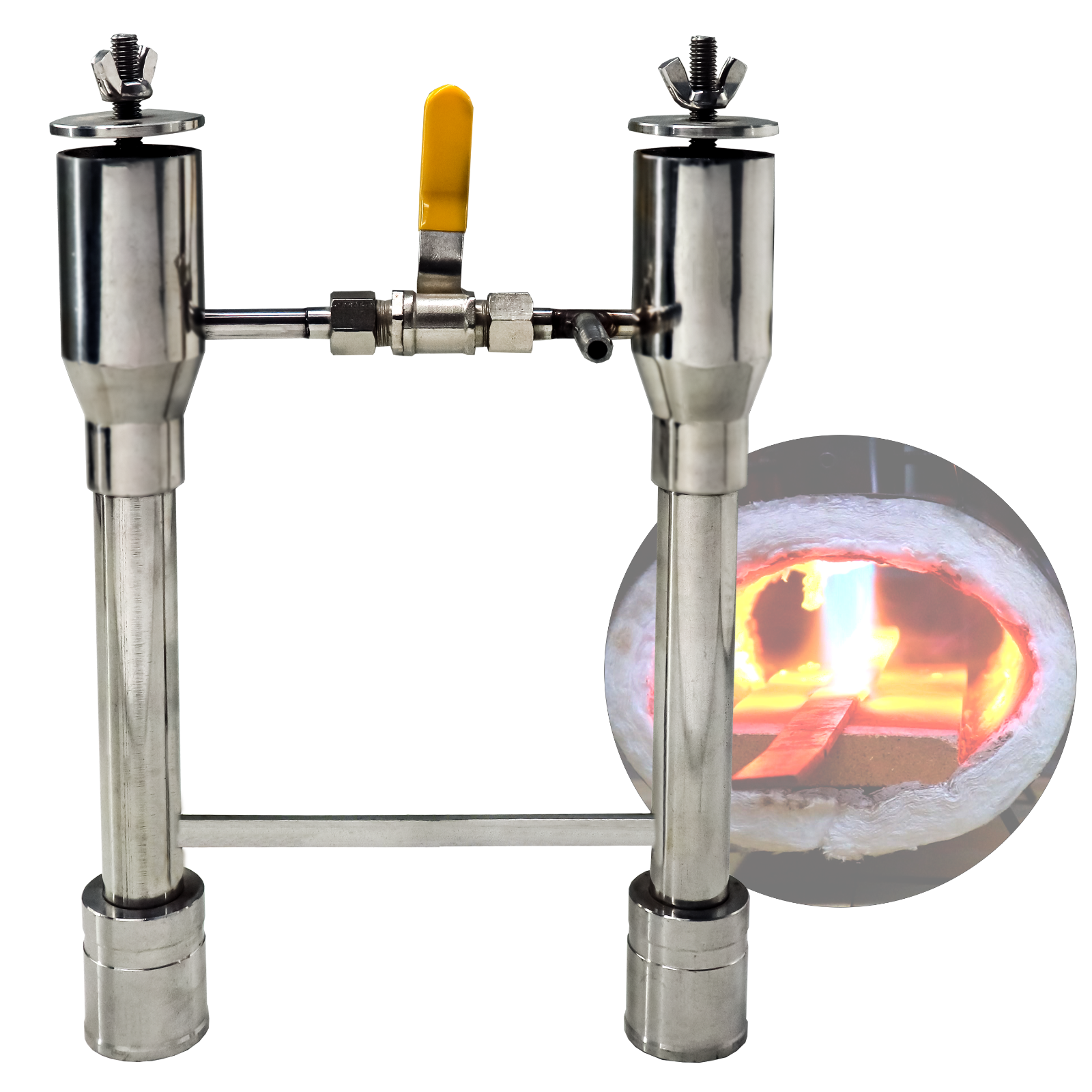 Propane Forge Double Burner (With Valve)