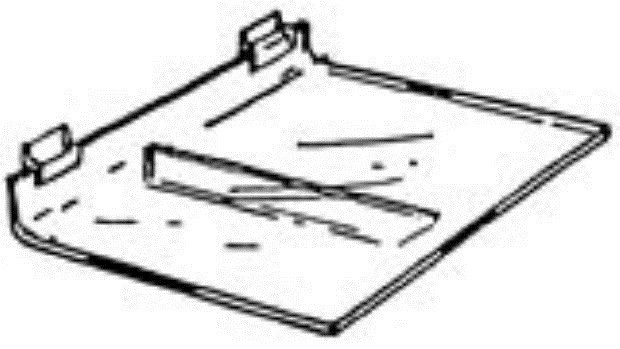 Store Display Fixtures NEW ACRYLIC SLATWALL BRACED 90° SHELF 9"W x 6"D