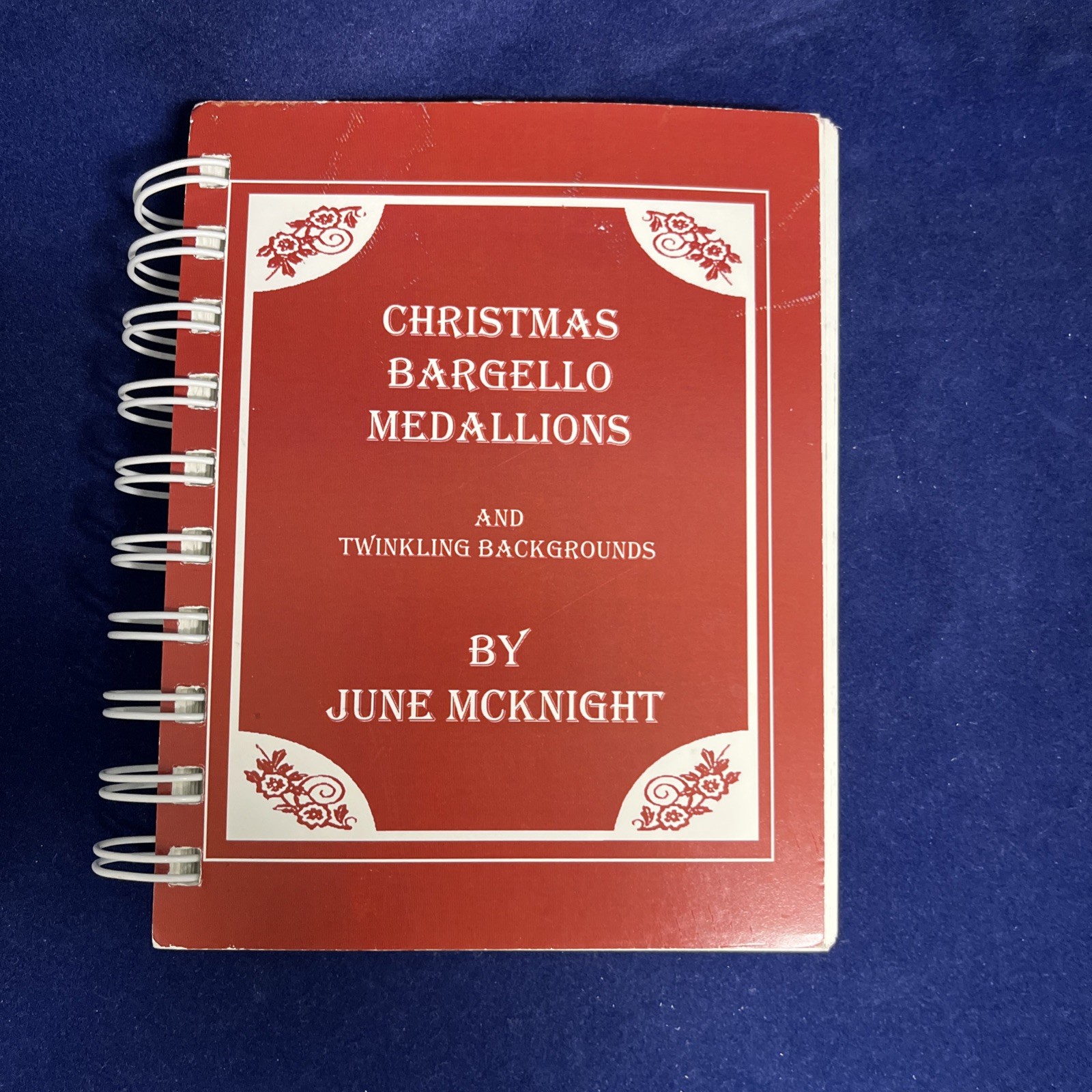 Christmas Bargello Medallions and Twinkling Backgrounds by June McKnight
