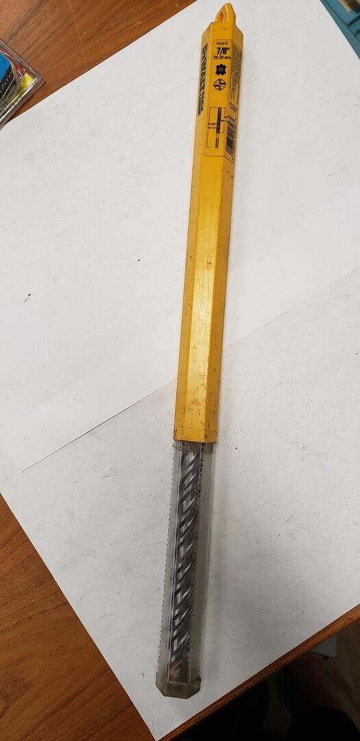 dewalt rock carbide 7/8 . DW5816  used old stock- warehouse stored.