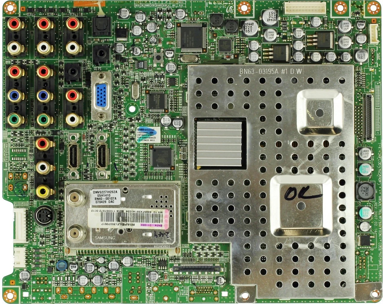 Samsung LNT4053HX/XAA Digital Motherboard BN94-01183C