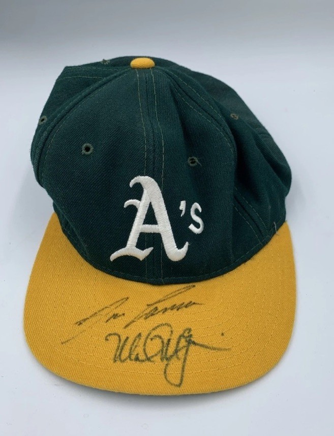 Mark McGwire & Jose Canseco Autographed Signed Oakland Athletics Hat JSA COA