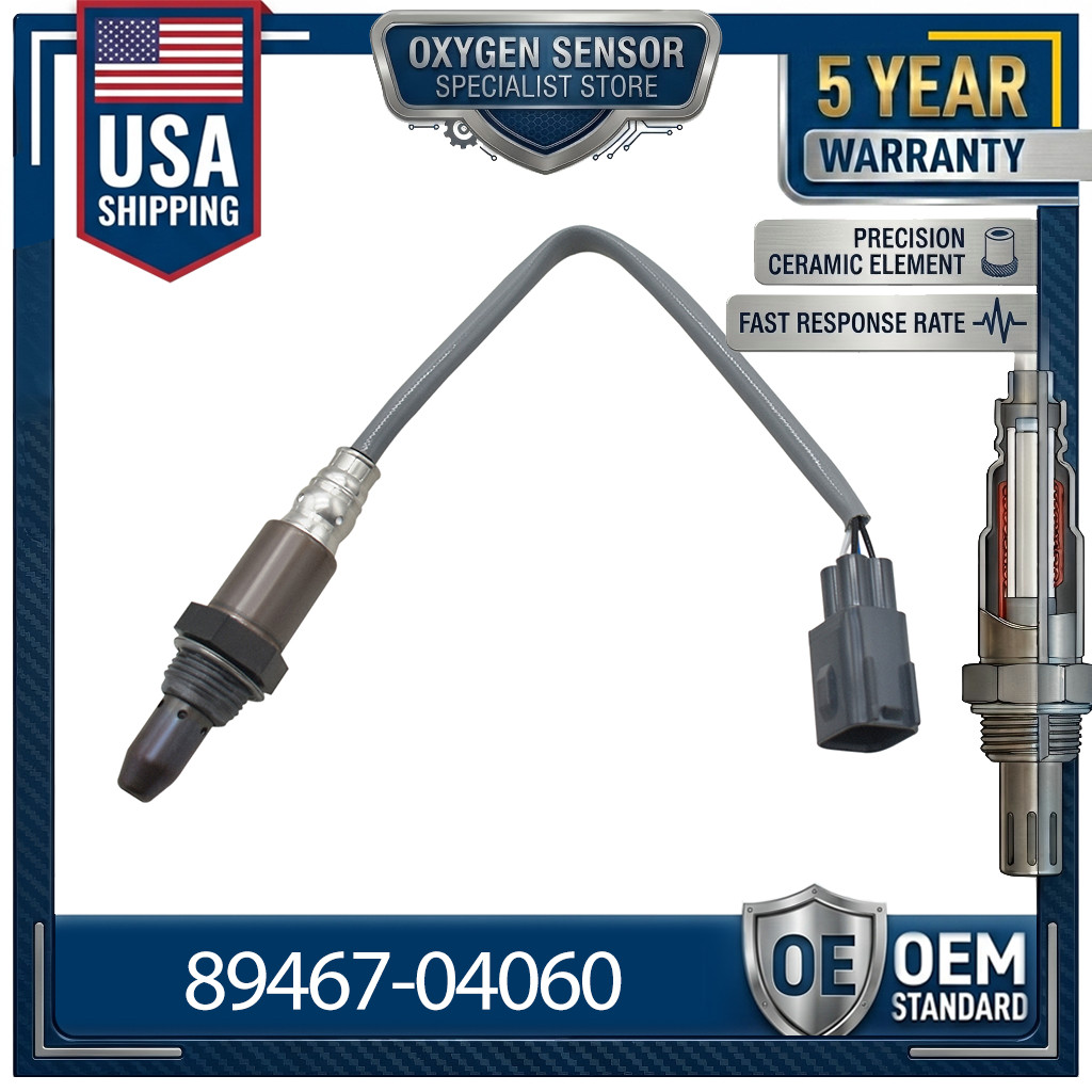 89467-04060 New Front Oxygen O2 Sensor For Toyota Sequoia Tundra Tacoma Lexus