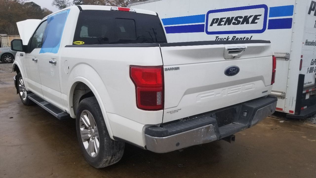 20 FORD F150 CREW CAB SUN VISOR ILLUMINATED GDO LEFT DRIVER TAN