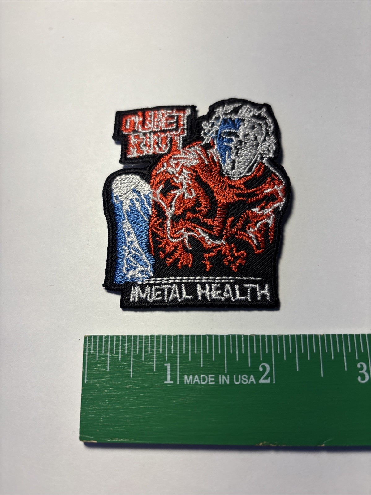 QUIET RIOT - Metal Health -- Embroidered Iron On Patch