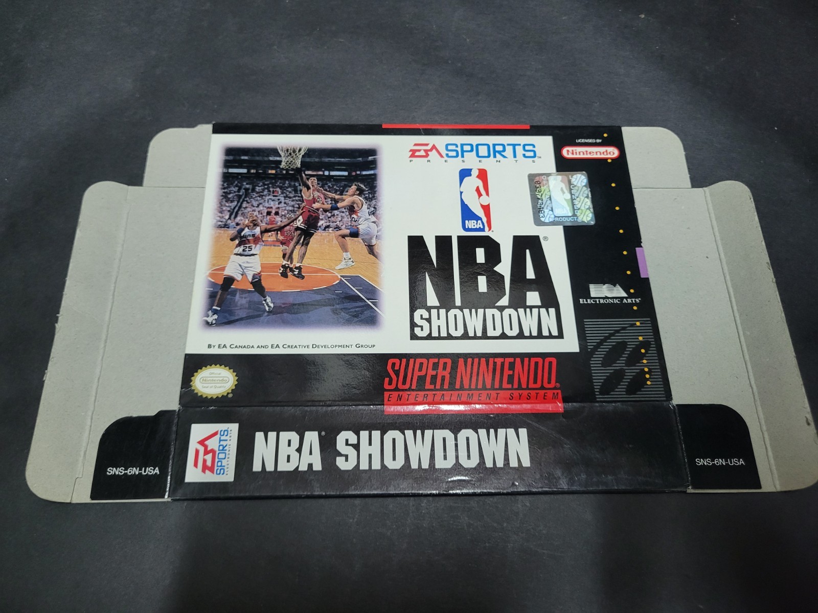 Super Nintendo NBA Showdown box only