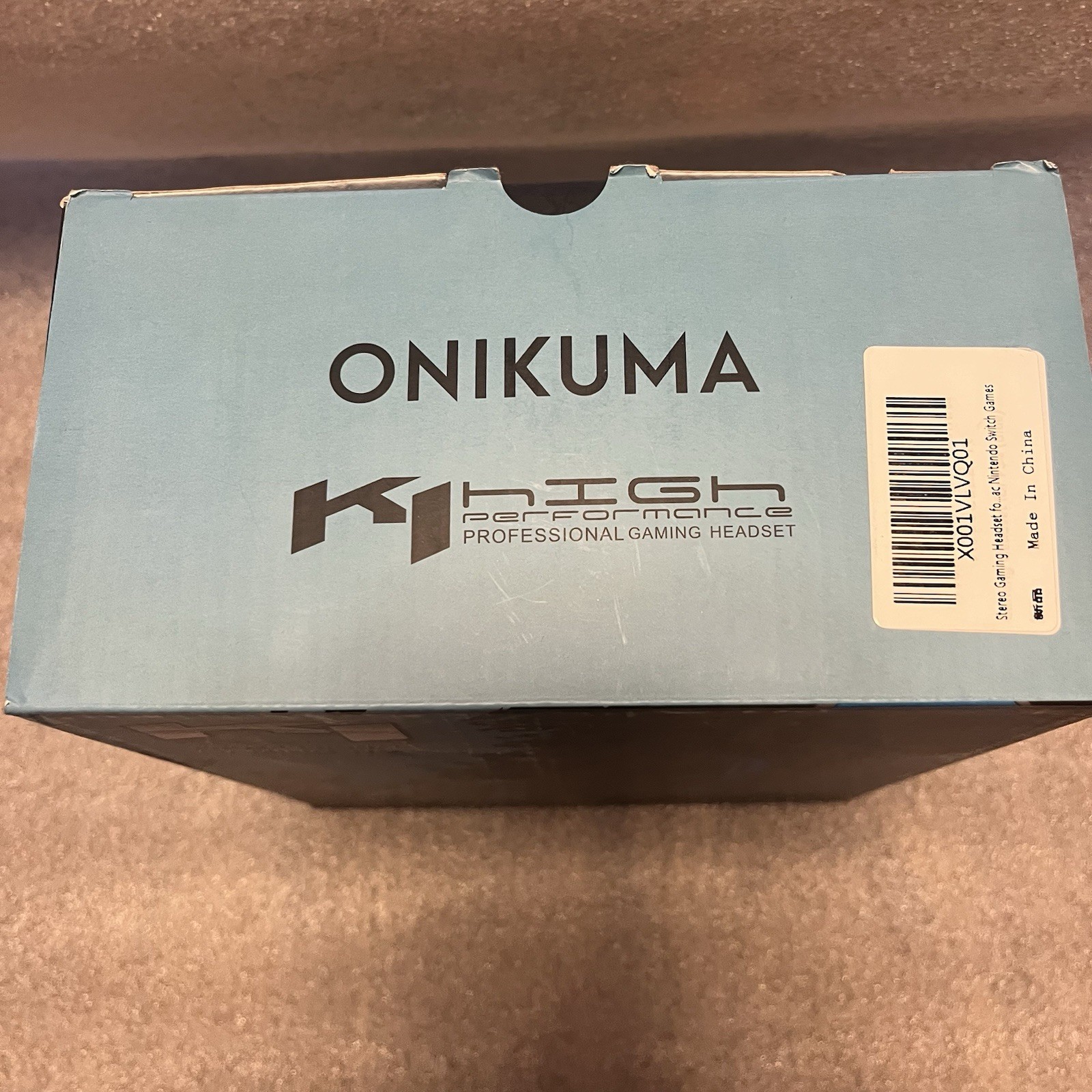 ONIKUMA K1-B PRO Gaming Headset New In Open Box Blue