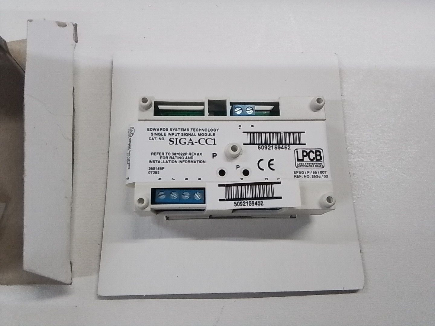 EST EDWARDS SIGA-CC1 SINGLE INPUT SIGNAL MODULE