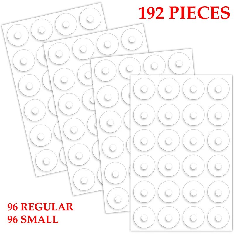 192 Pack Self Adhesive Anti-Slip Grips for Quilt Templates Quilting 96R/96 Small