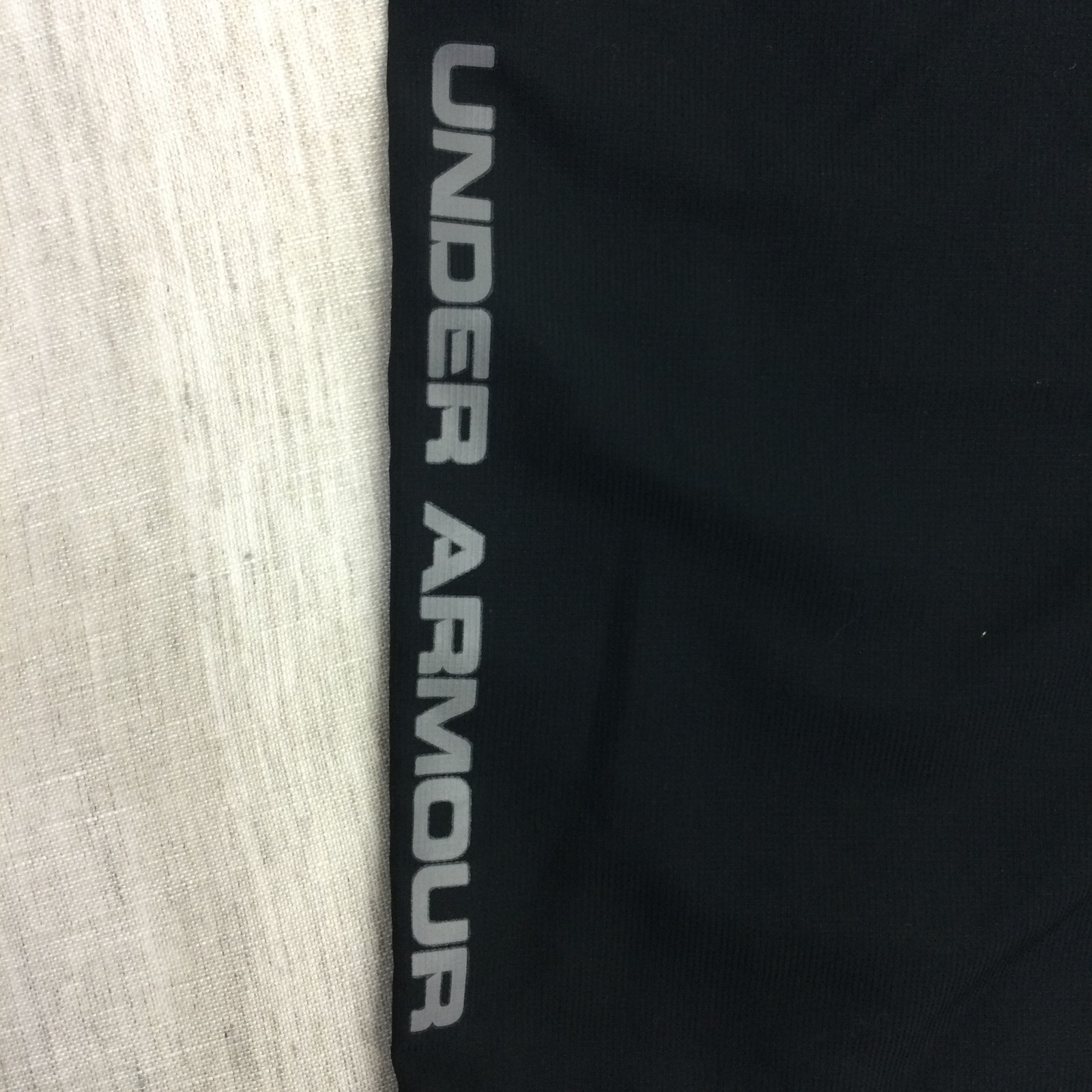 Under armour Track Pants Mens Black Solid Activewar Straight Leg Elastic Waist