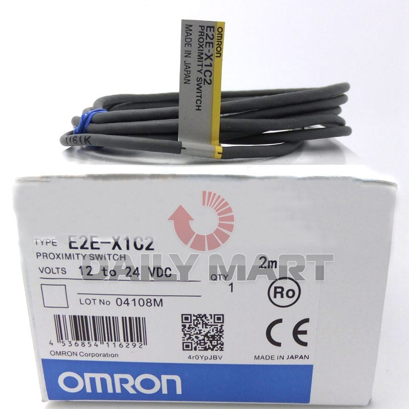 Omron Proximity Switch E2E-X1C2 E2EX1C2 New in Box NIB Free Shipping