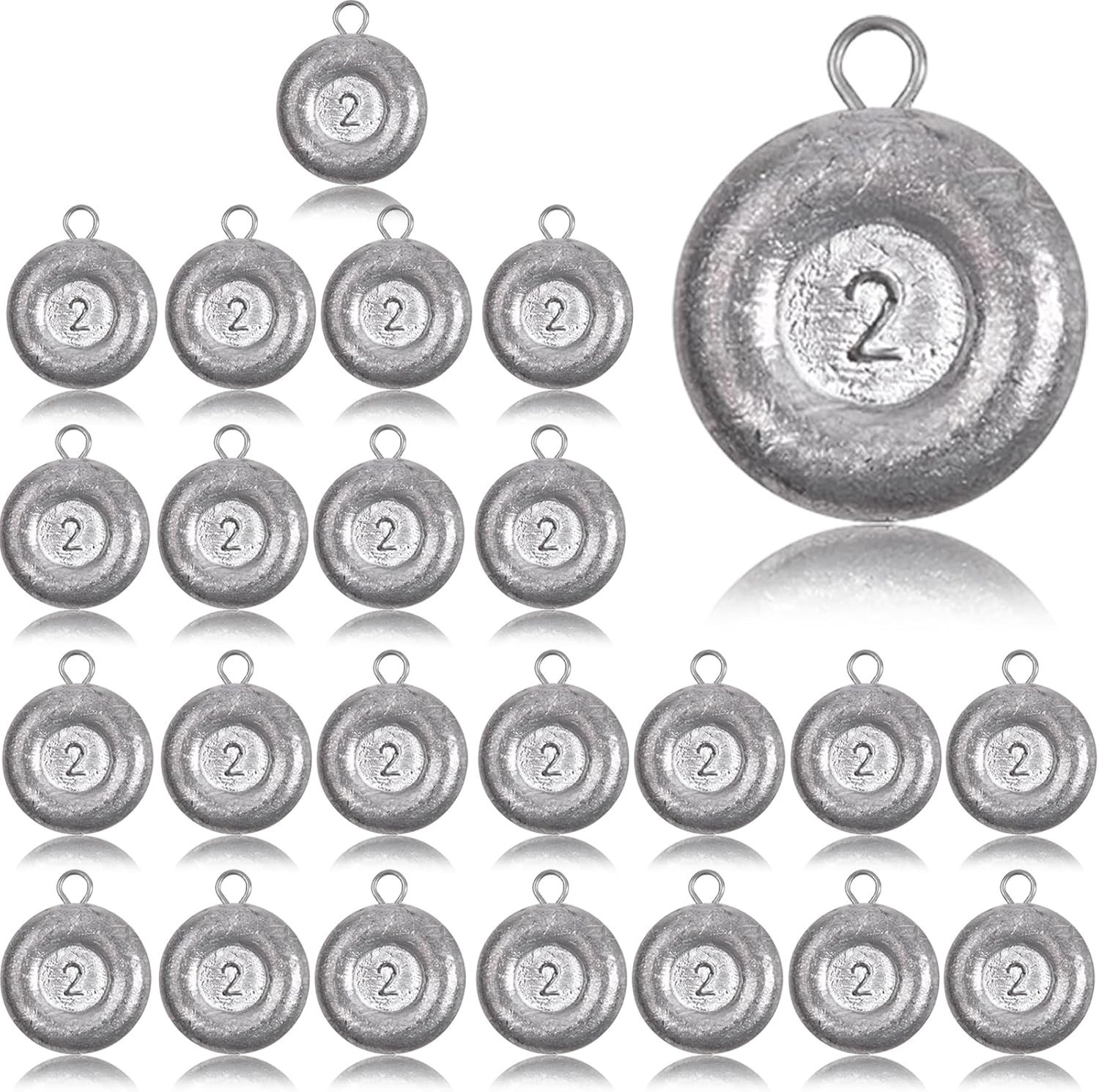 Fishing Weights Sinkers Disc Sinkers Coin Fishing Sinkers Surf Fishing Weights