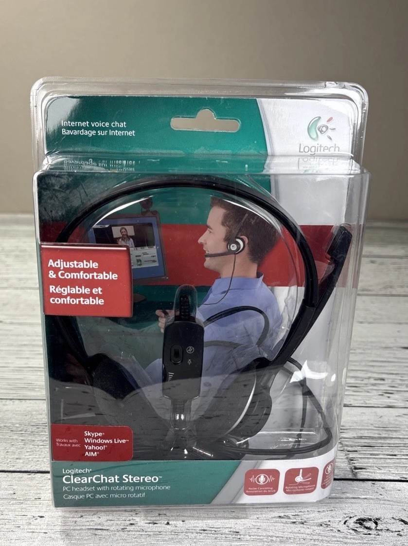 Logitech ClearChat Stereo Black Headband Headsets