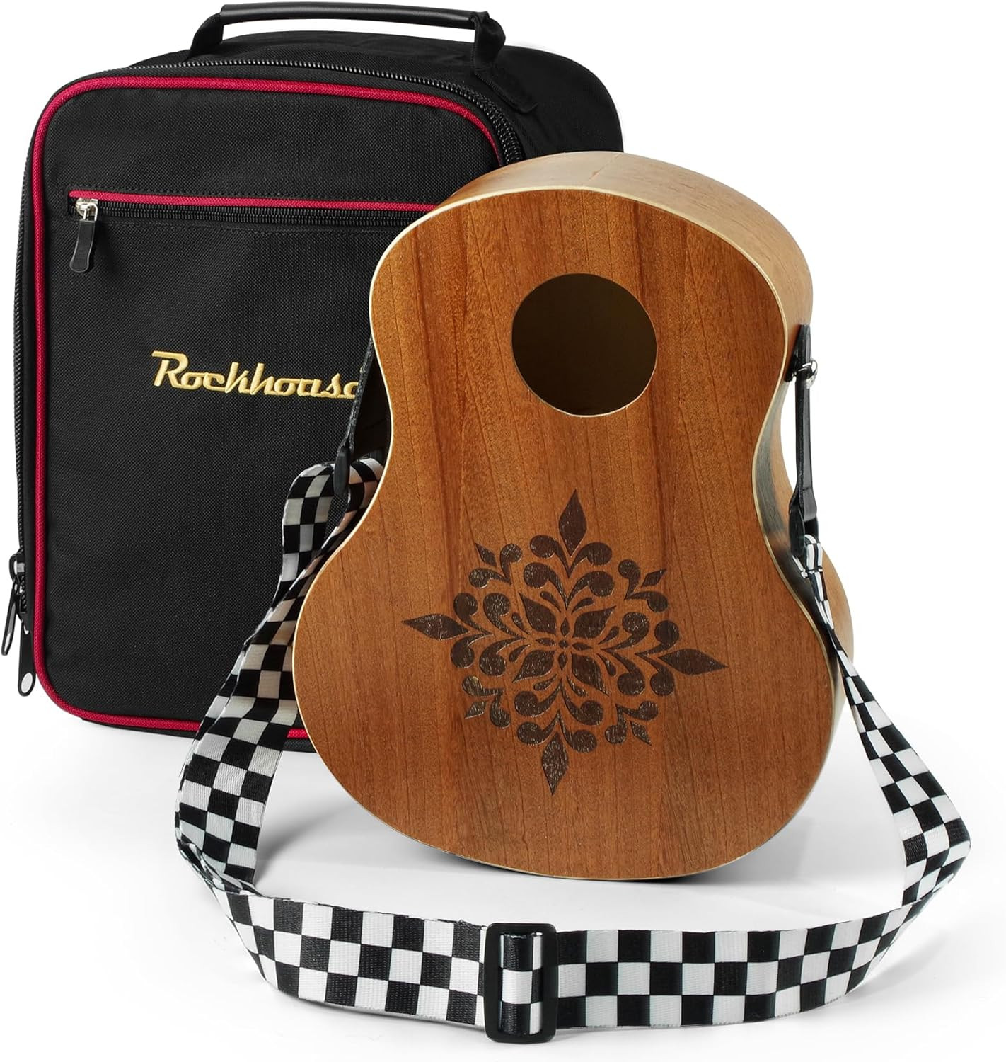 Travel Cajon Drum Box, Portable Wooden Hand Drum Beat Box Cajons Percussion Inst