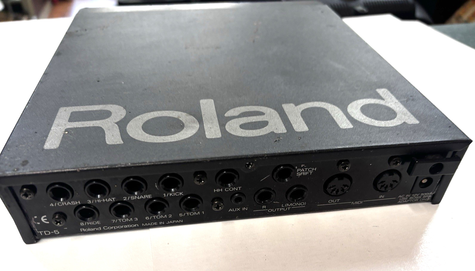 Roland Percussion Sound Module TD-5 Drum Trigger Unit Tested w/ adapter