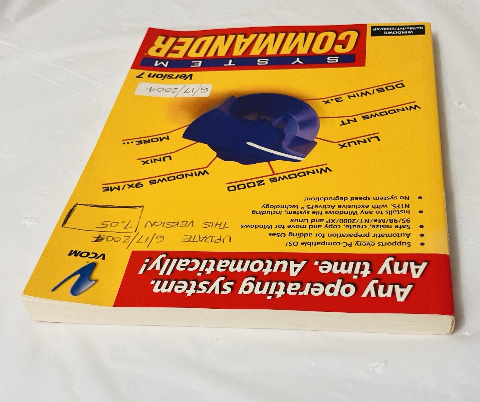 System Commander Version 7 User Manual VCOM Computing Guide Windows Linux (2001)